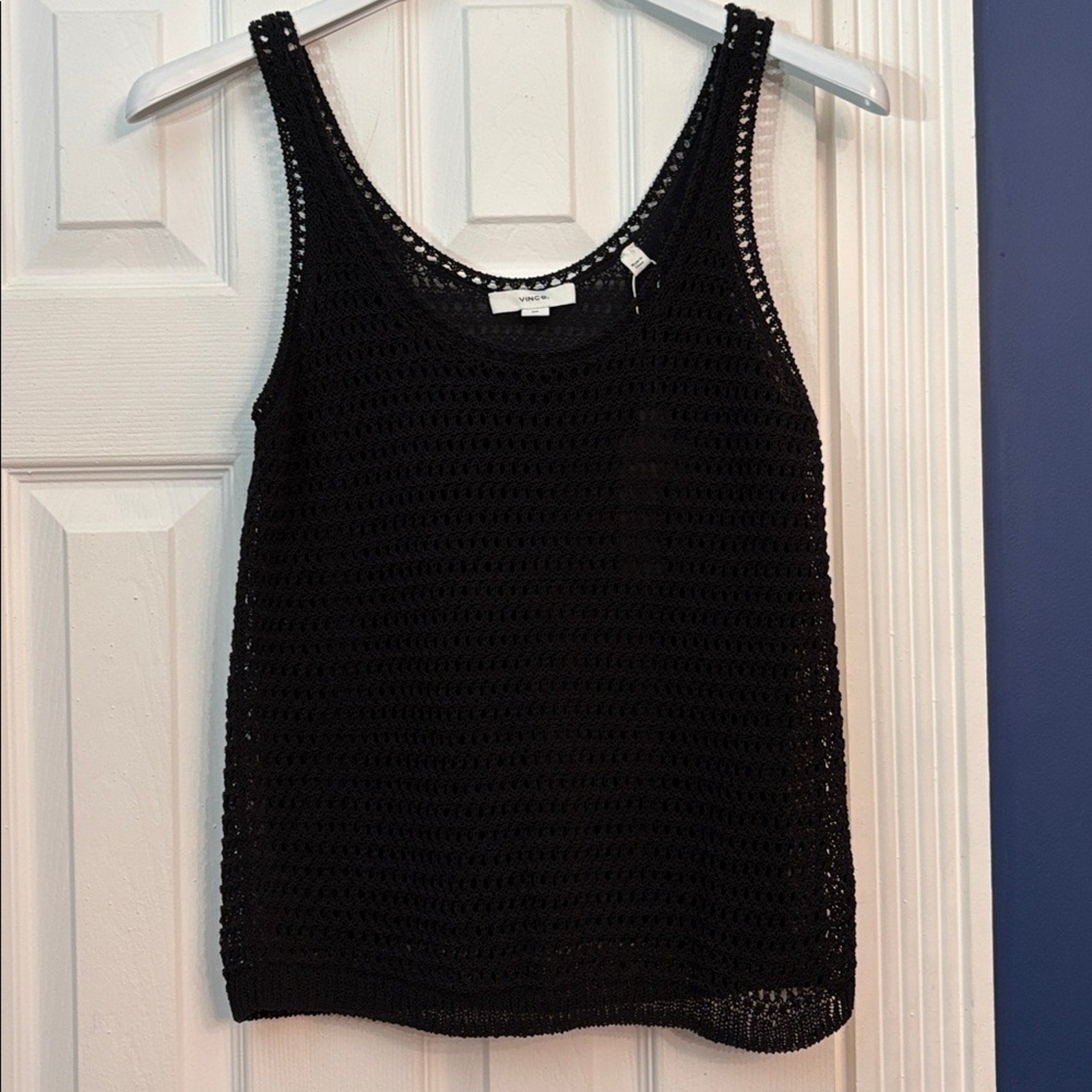 VINCE Women's Crochet Tank Top - size small - NWT