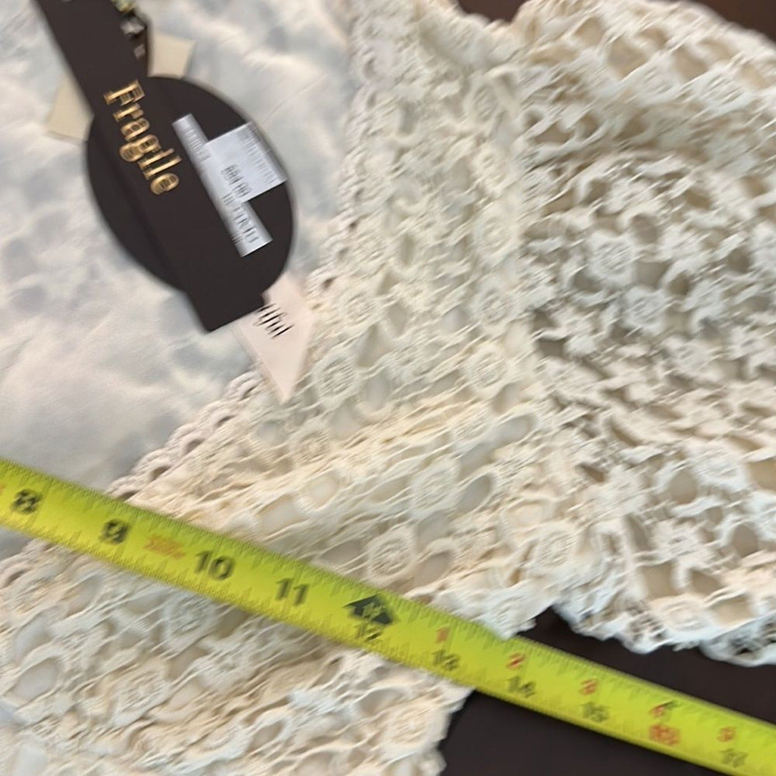 NWT byTiMo Puff-Sleeve Lace Crochet Dress - size XXS