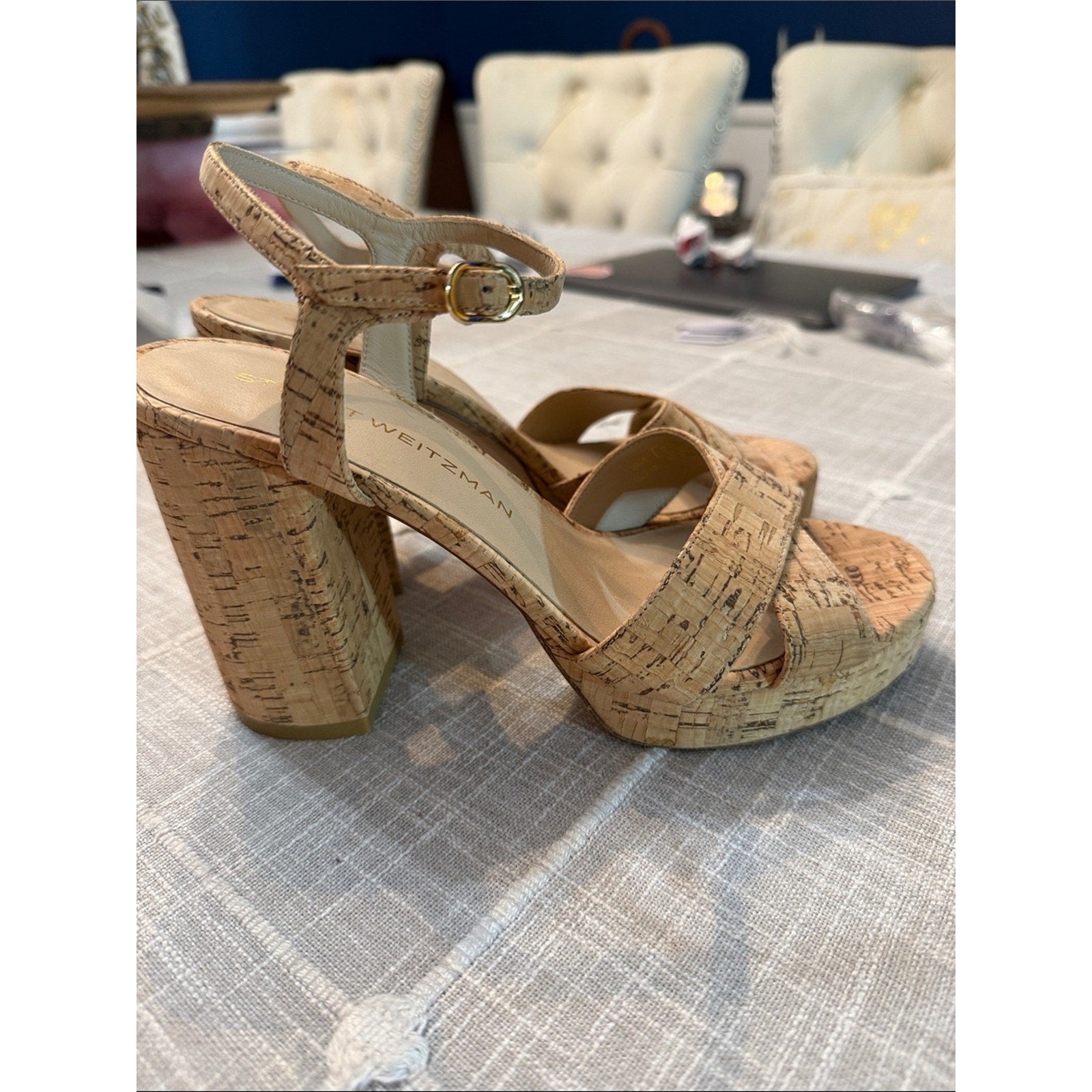 Stuart Weitzman DAYNA PLATFORM SANDAL - 9 🌟