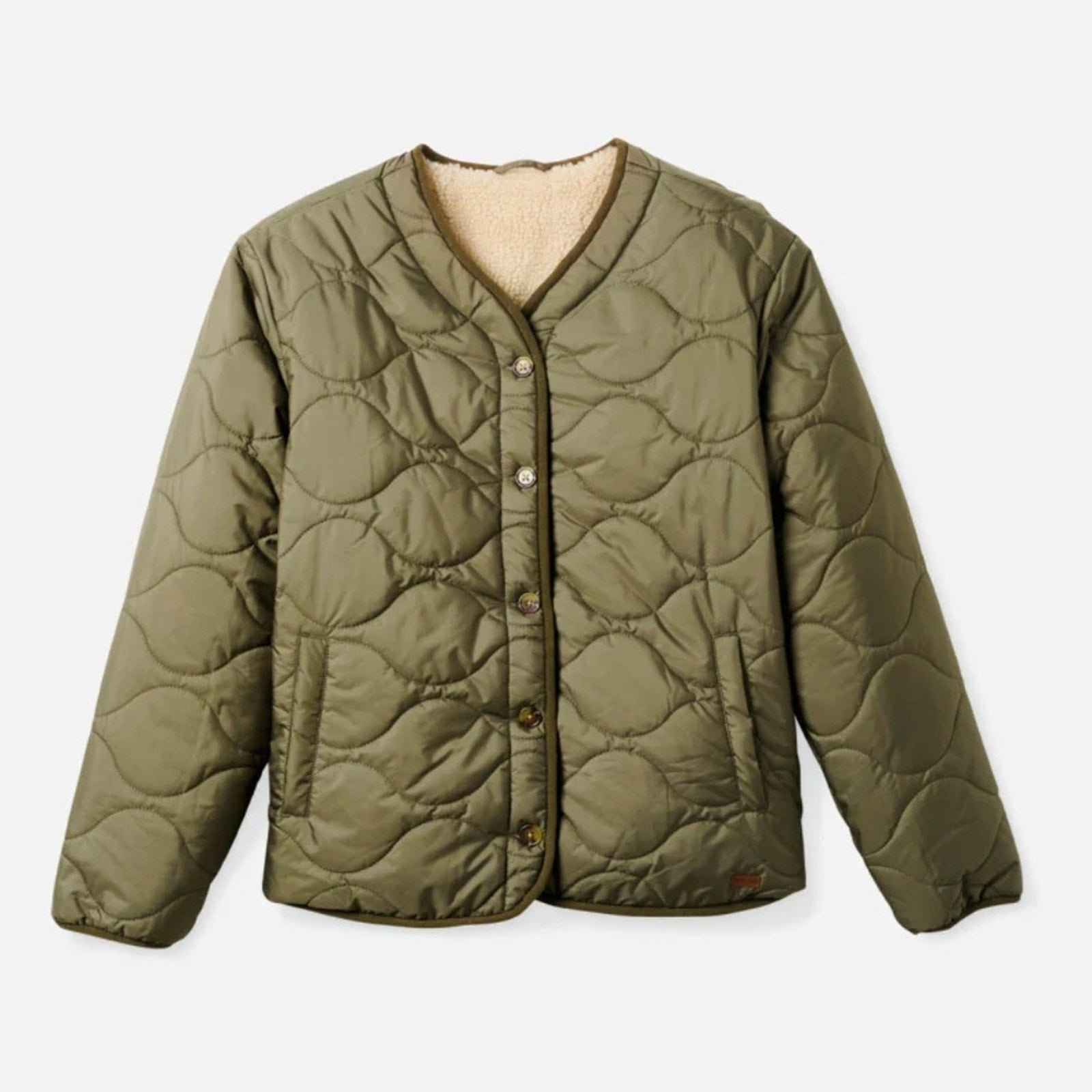 Brixton Sherpa Reversible Padded Jacket Women’s Size XS