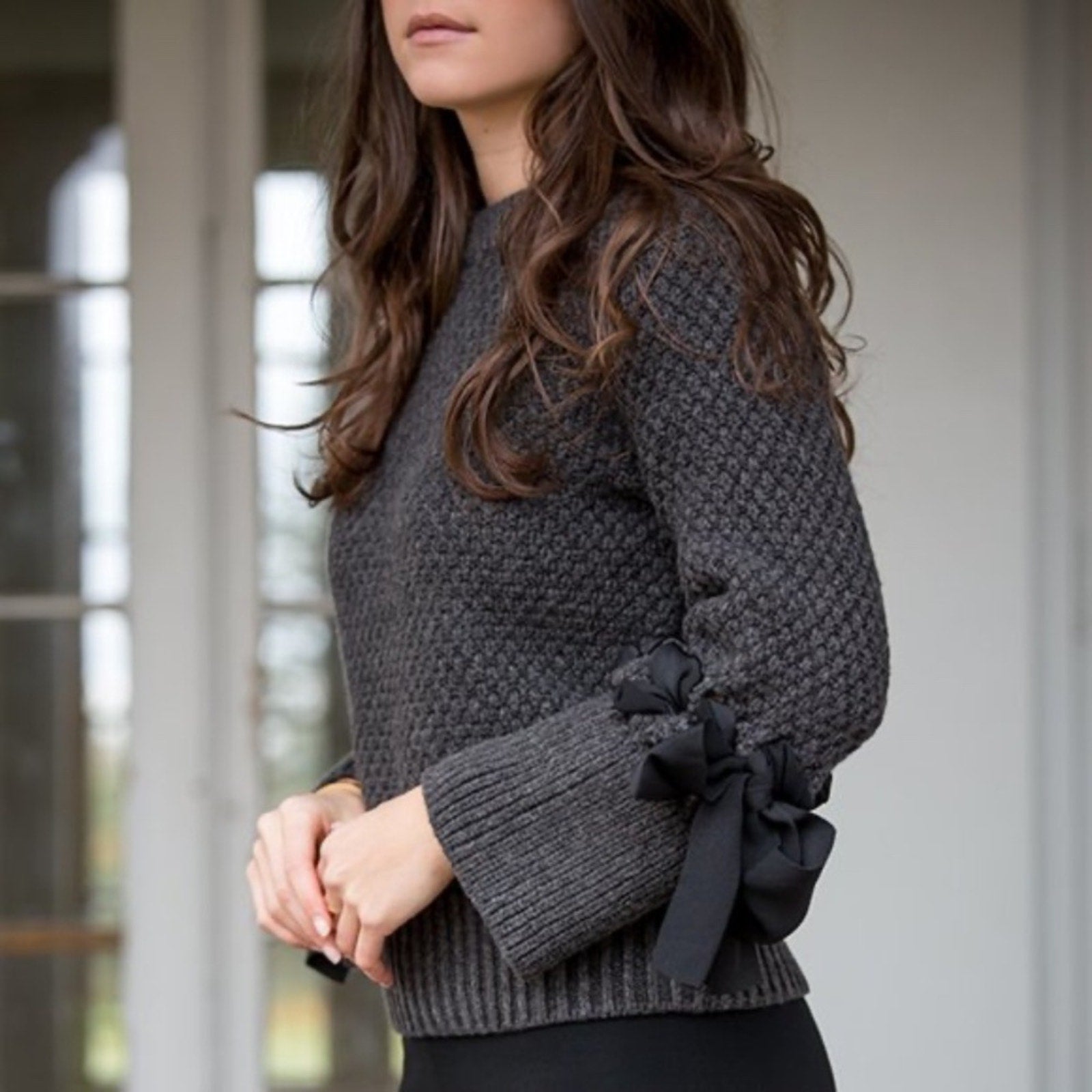 Club Monaco Weronika sweater - Charcoal Black - size M