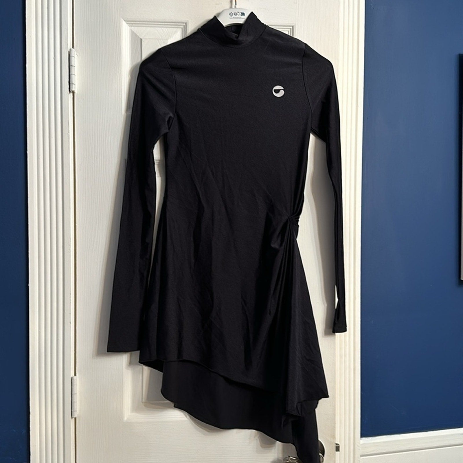 NEW Coperni Black Asymmetric Minidress - size small