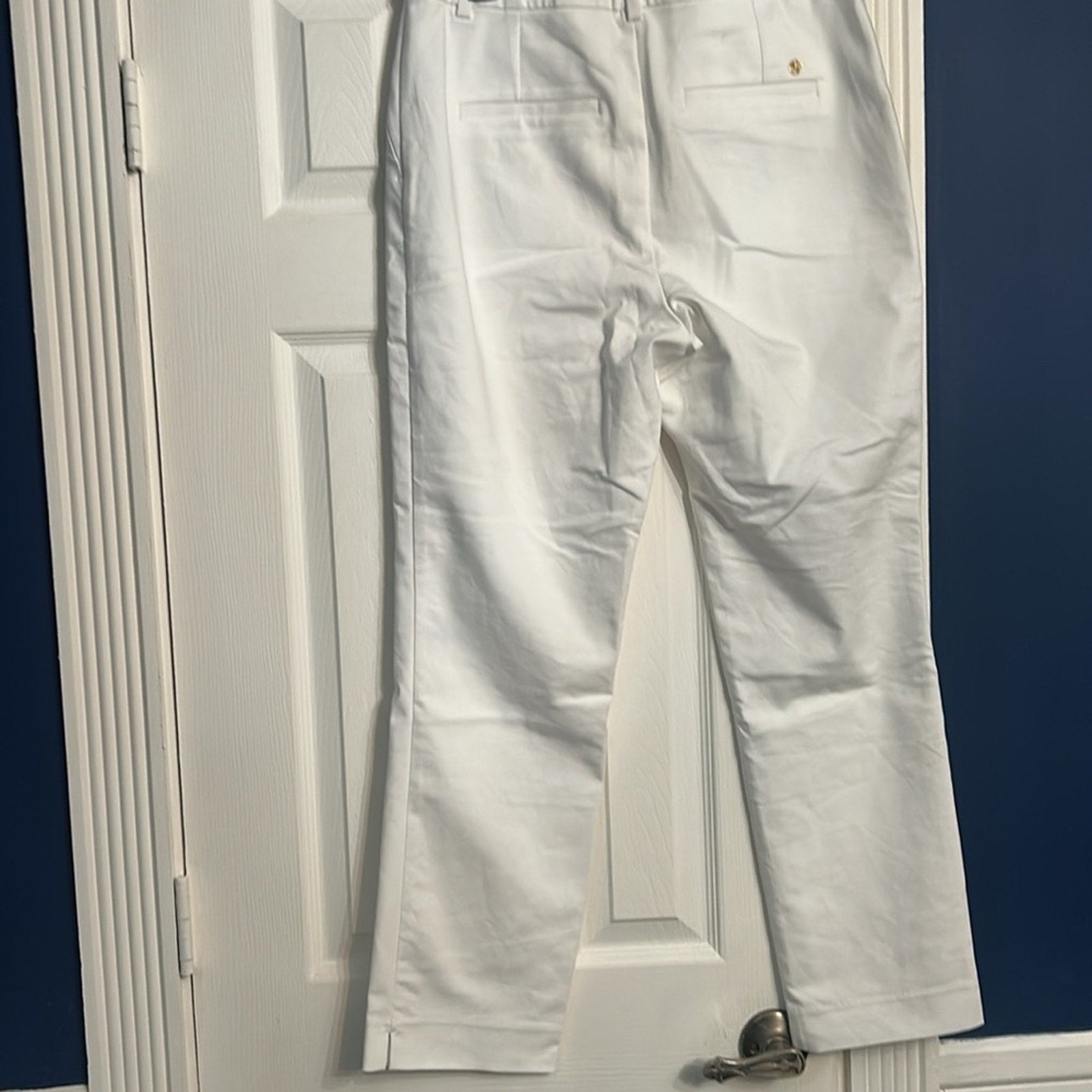 NEW Lilly Pulitzer Ana High-Rise Women Pant - Resort White - size 12