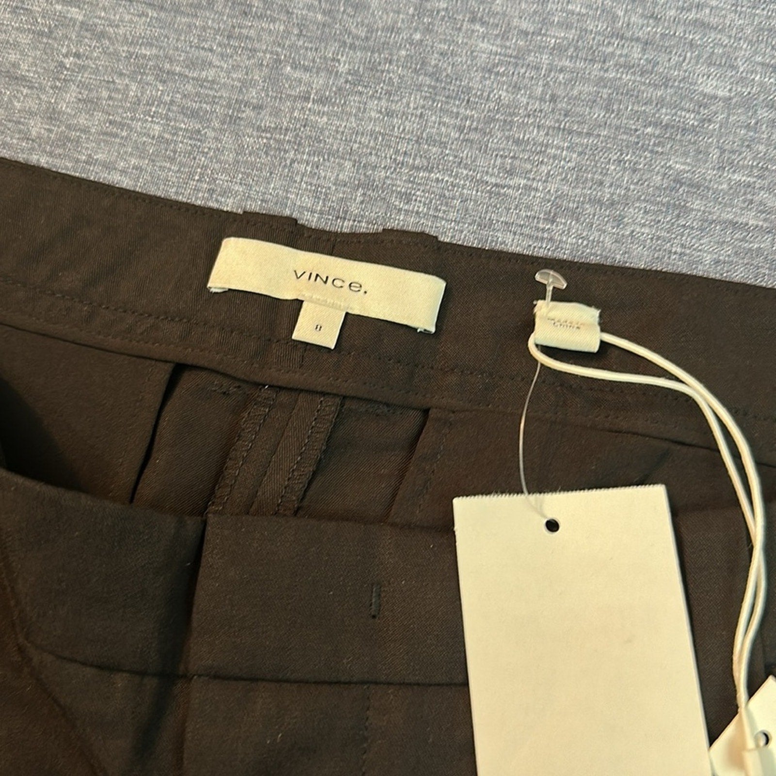 NWT Vince Drop-Waist Pleated Trouser - size 8