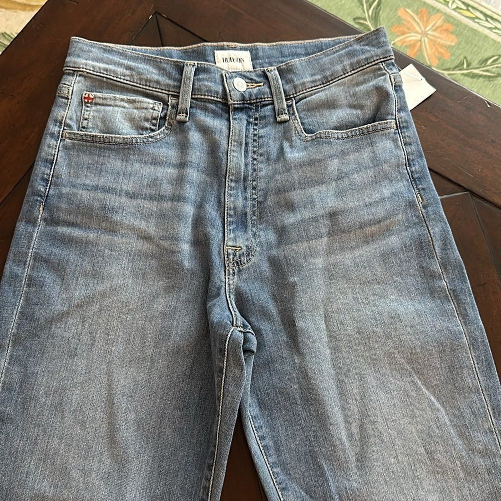 NWT Hudson Kass Stella High Rise Straight Jeans - size 26