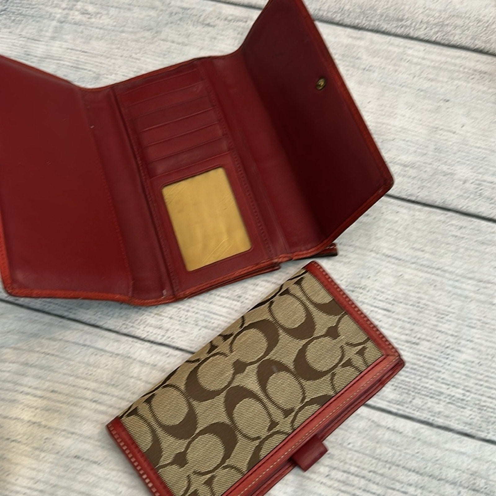 Coach vintage and wallet Y2K