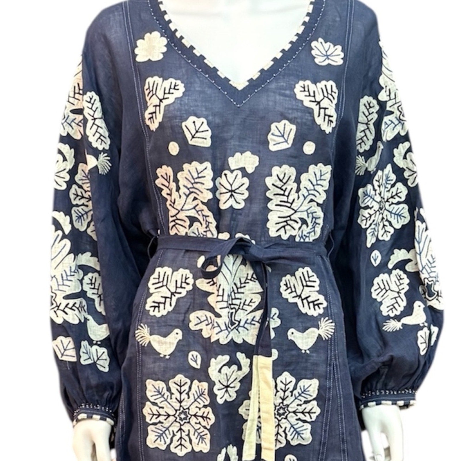 VITA KIN PRISTINE LINEN DRESS - size small