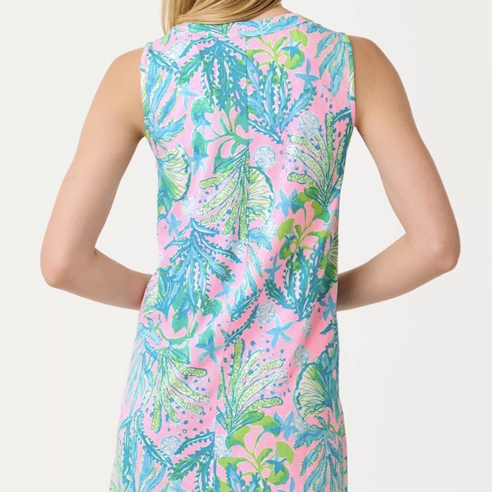 Lilly Pulitzer Amina Swing Dress Mandevilla Baby Hip Natic - size small