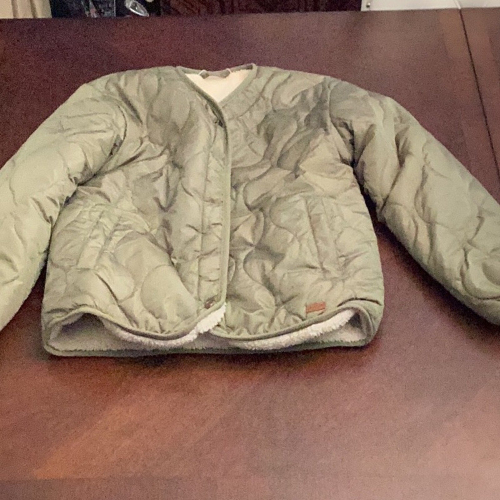 Brixton Sherpa Reversible Padded Jacket Women’s Size XS