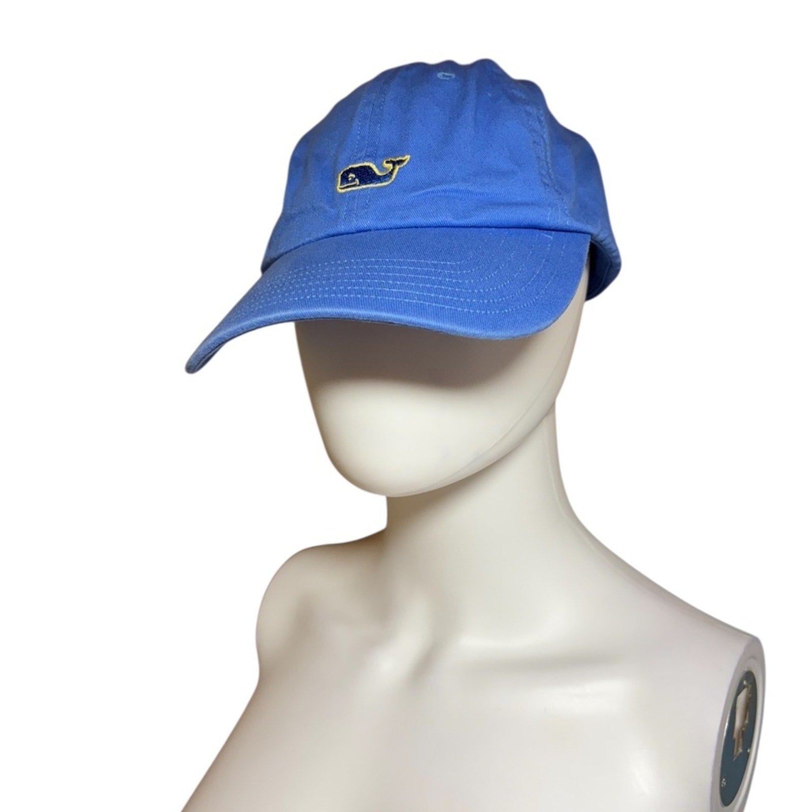 Vineyard Vines Strapback Hat Adult Baseball Cap Blue Embroidered Whale Logo