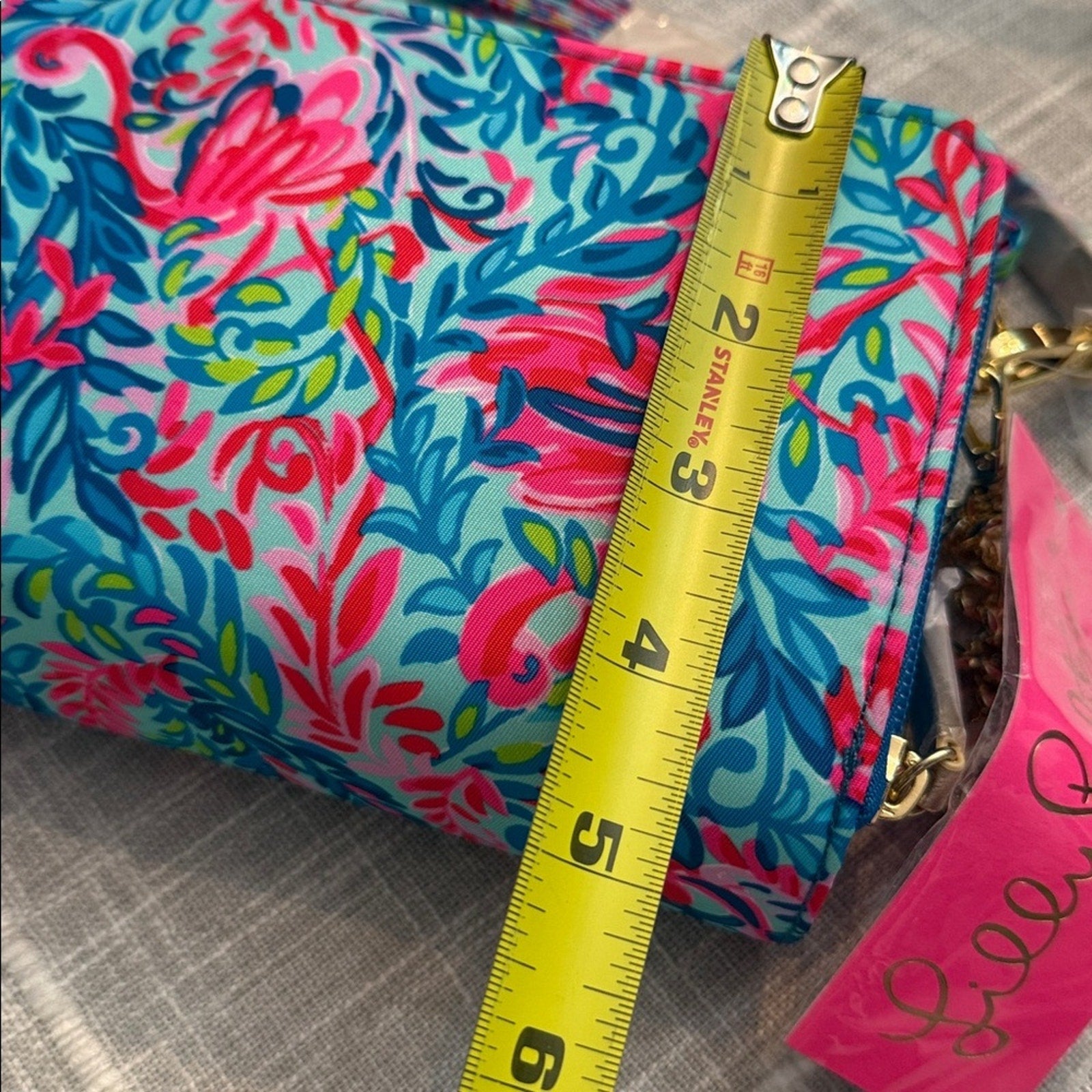 Lilly Pulitzer Marsten Crossbody Surf Blue Flim Flam - NEW
