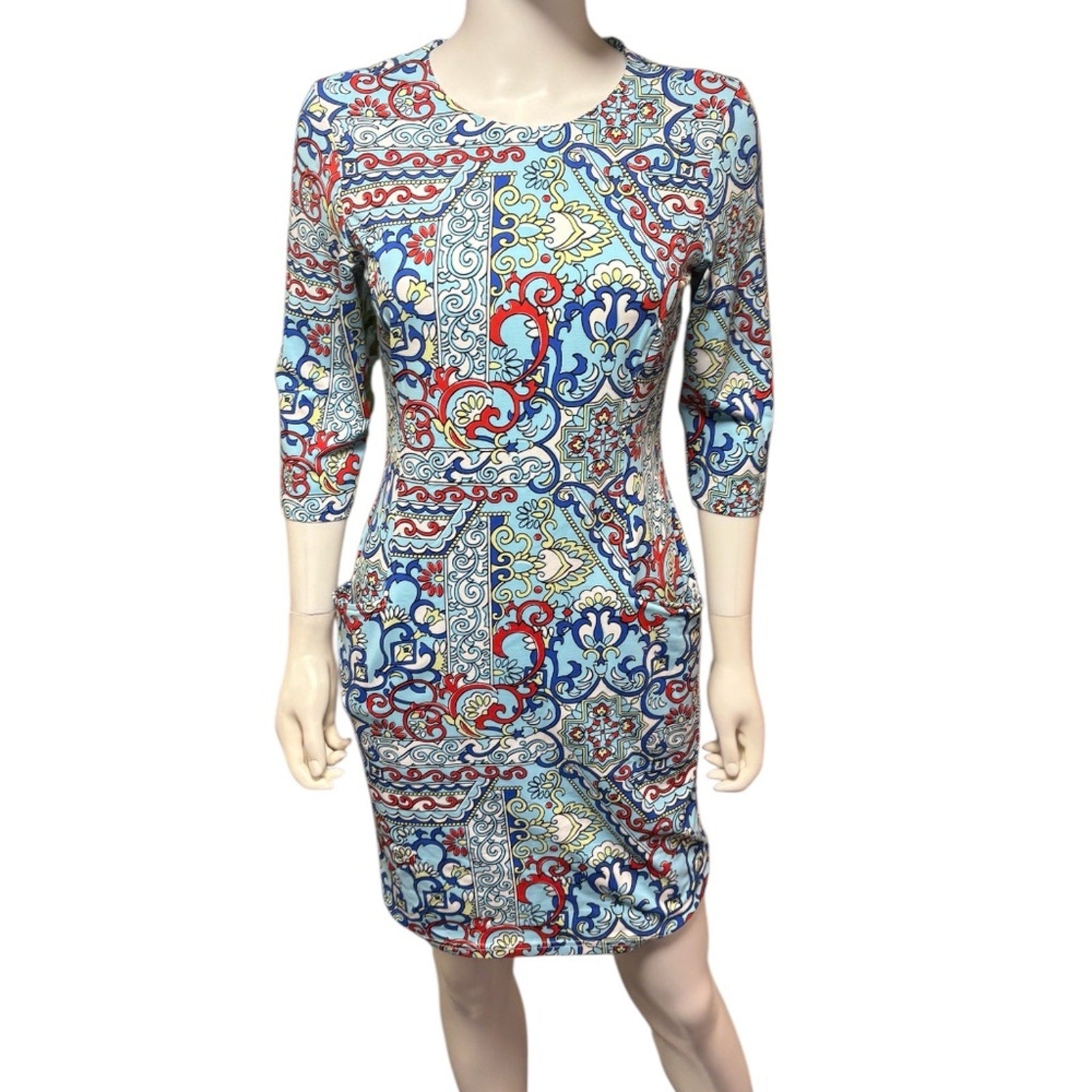 J. McLaughlin Catalyst Print Dress - size small