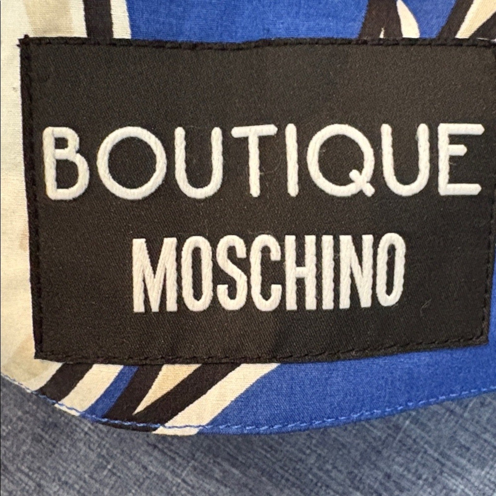 Boutique Moschino Printed Mini Dress - size 4