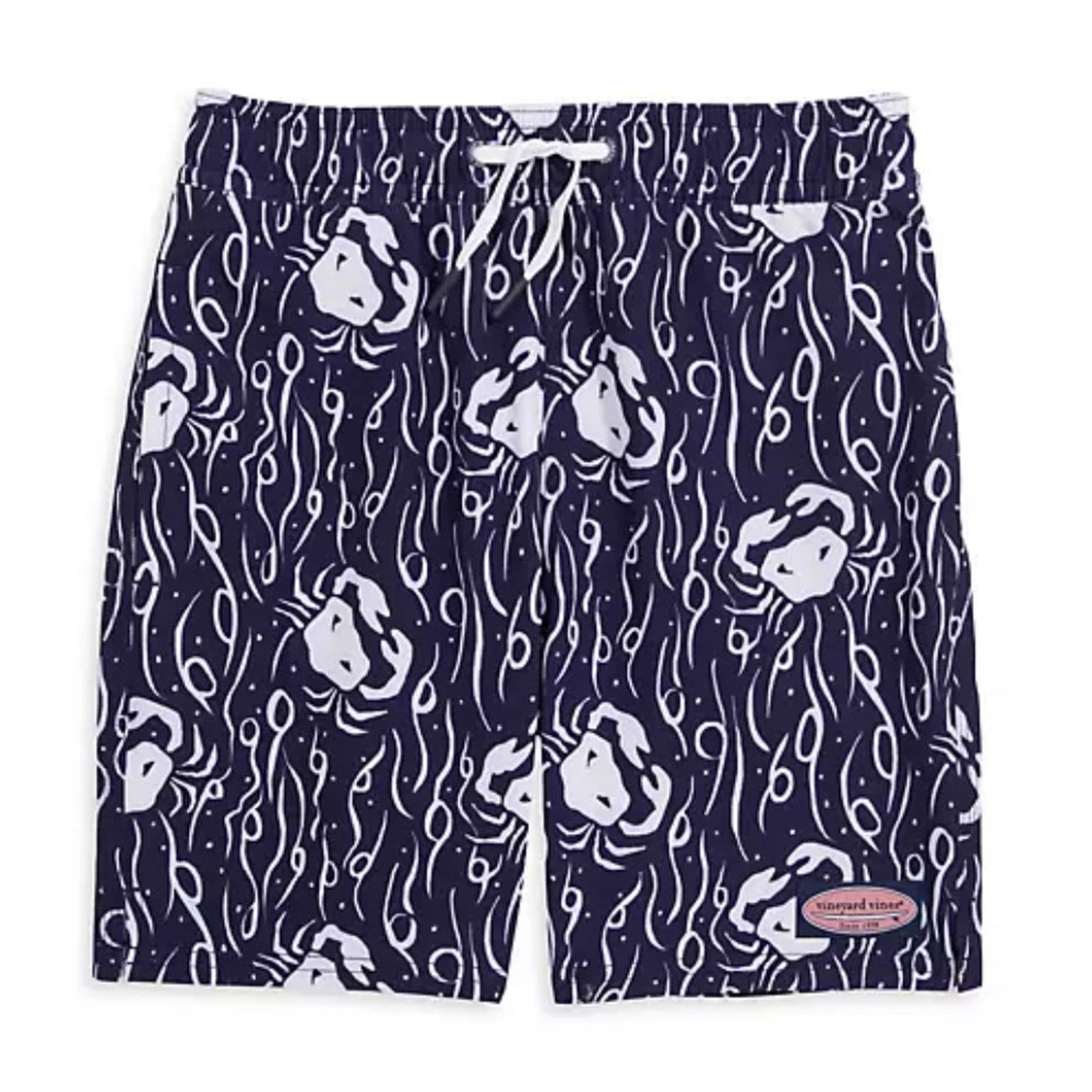 NEW Vineyard Vines Boy's Chappy Crab Swim Trunks