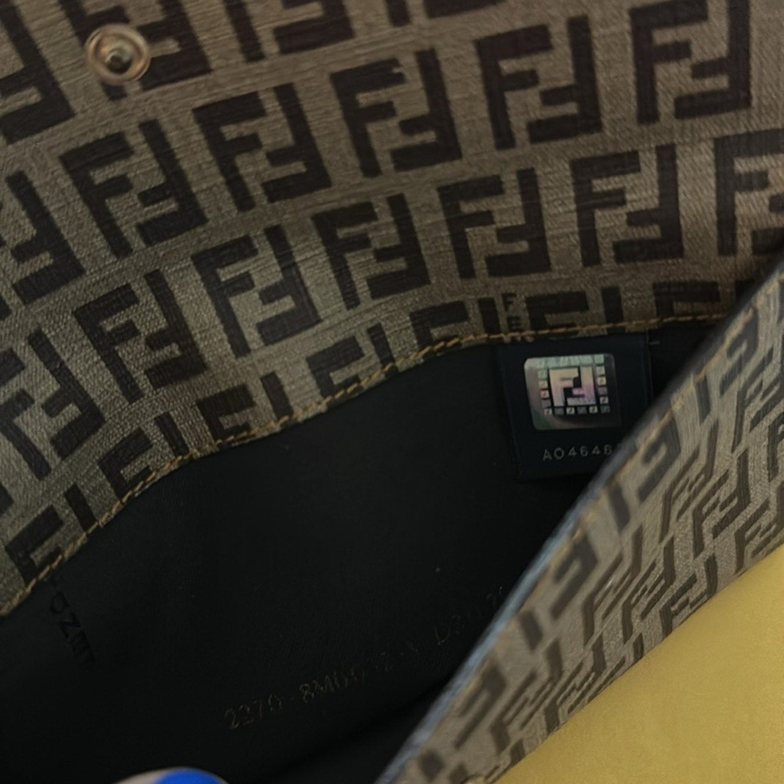 FENDI Zucca Canvas Wallet