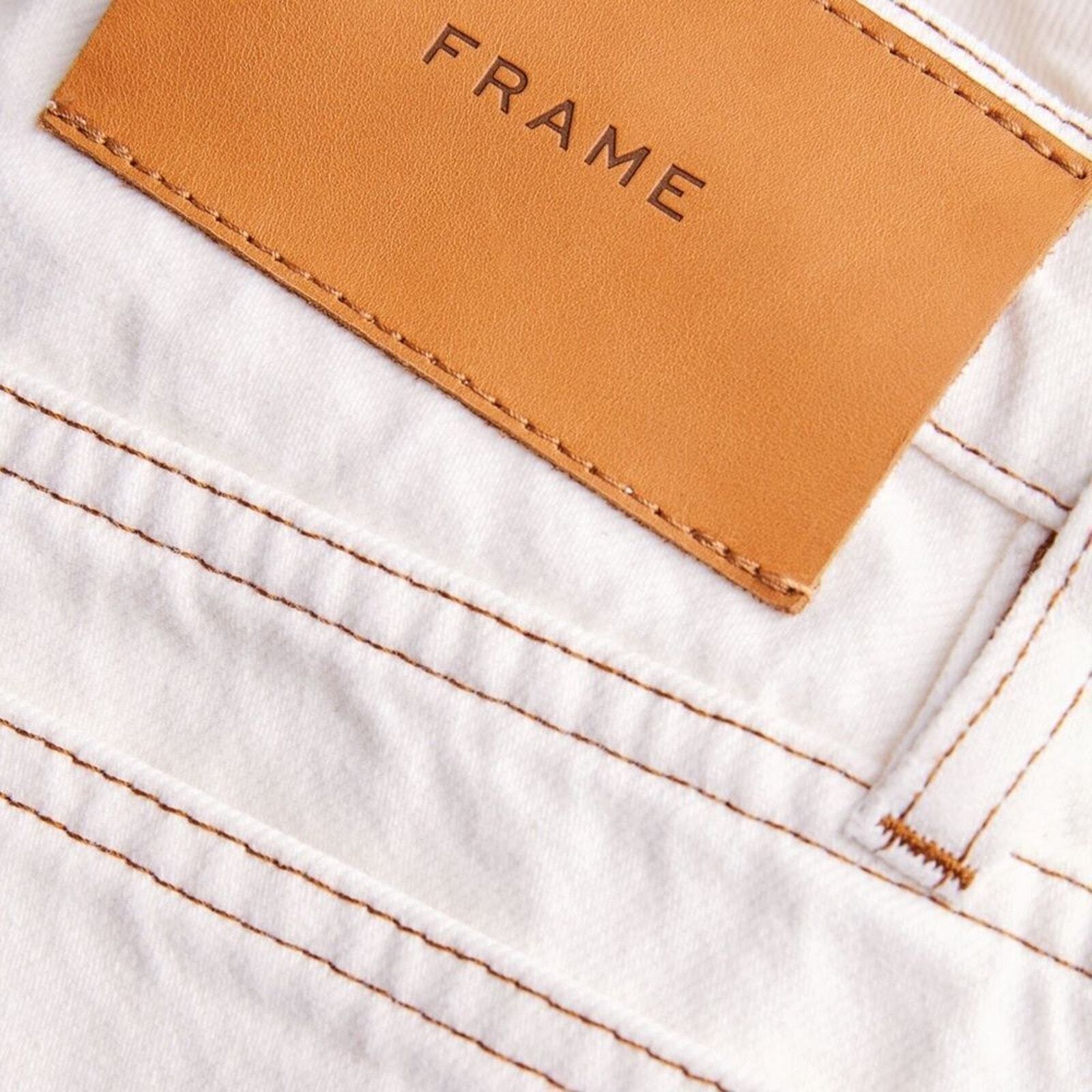NWT FRAME Le Italien Straight Jeans blanc - size 25