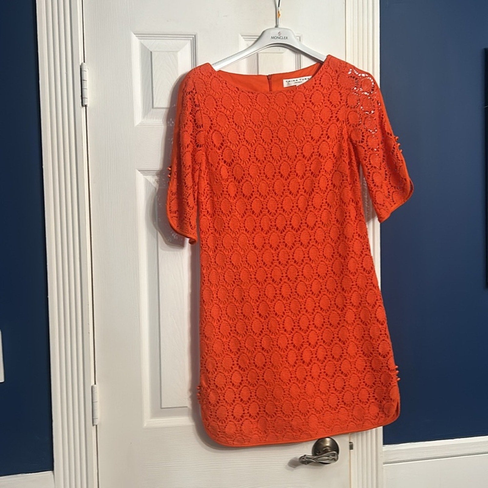 Trina turk orange dress - size 10
