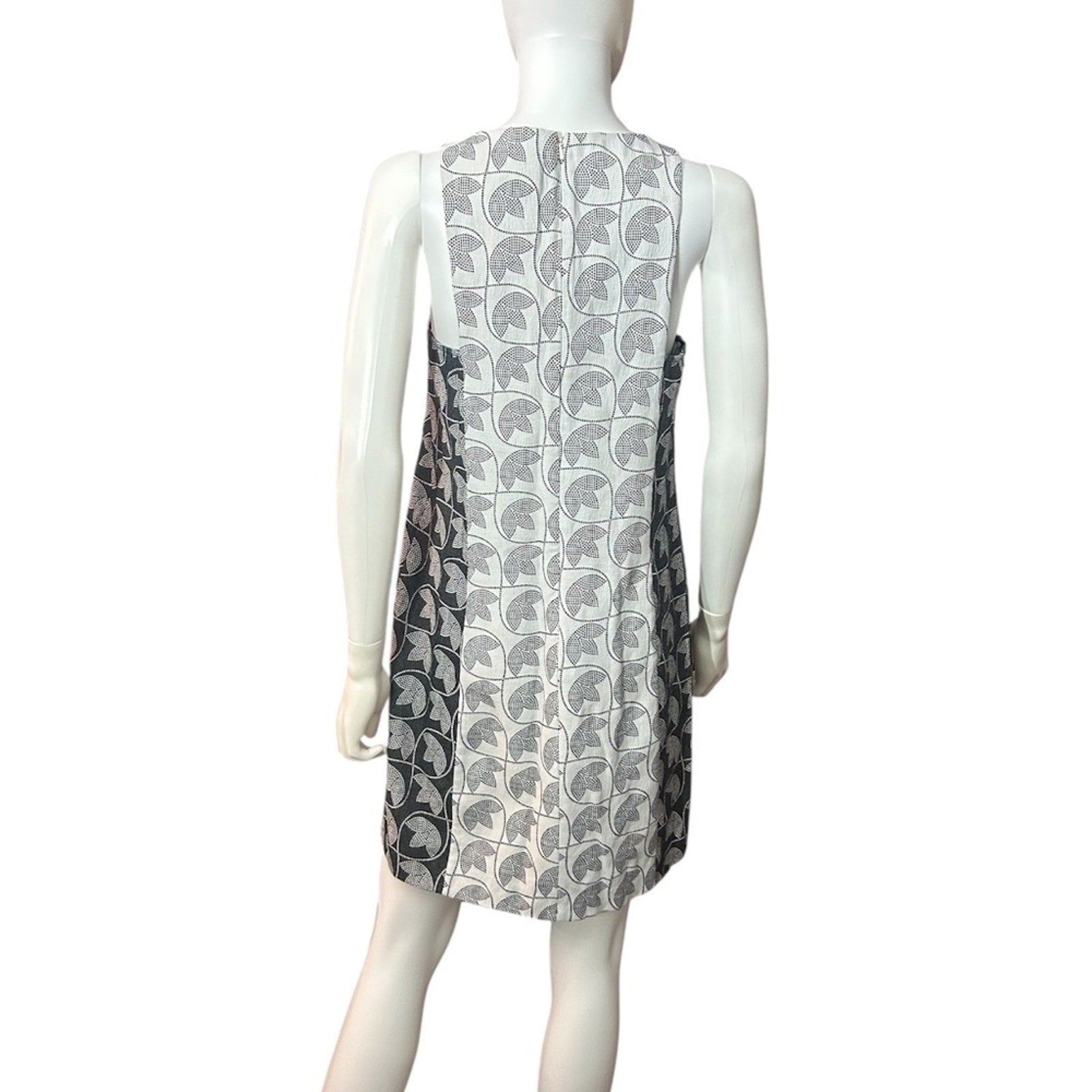 Trina Turk Black and White Geometric Dress - size 6