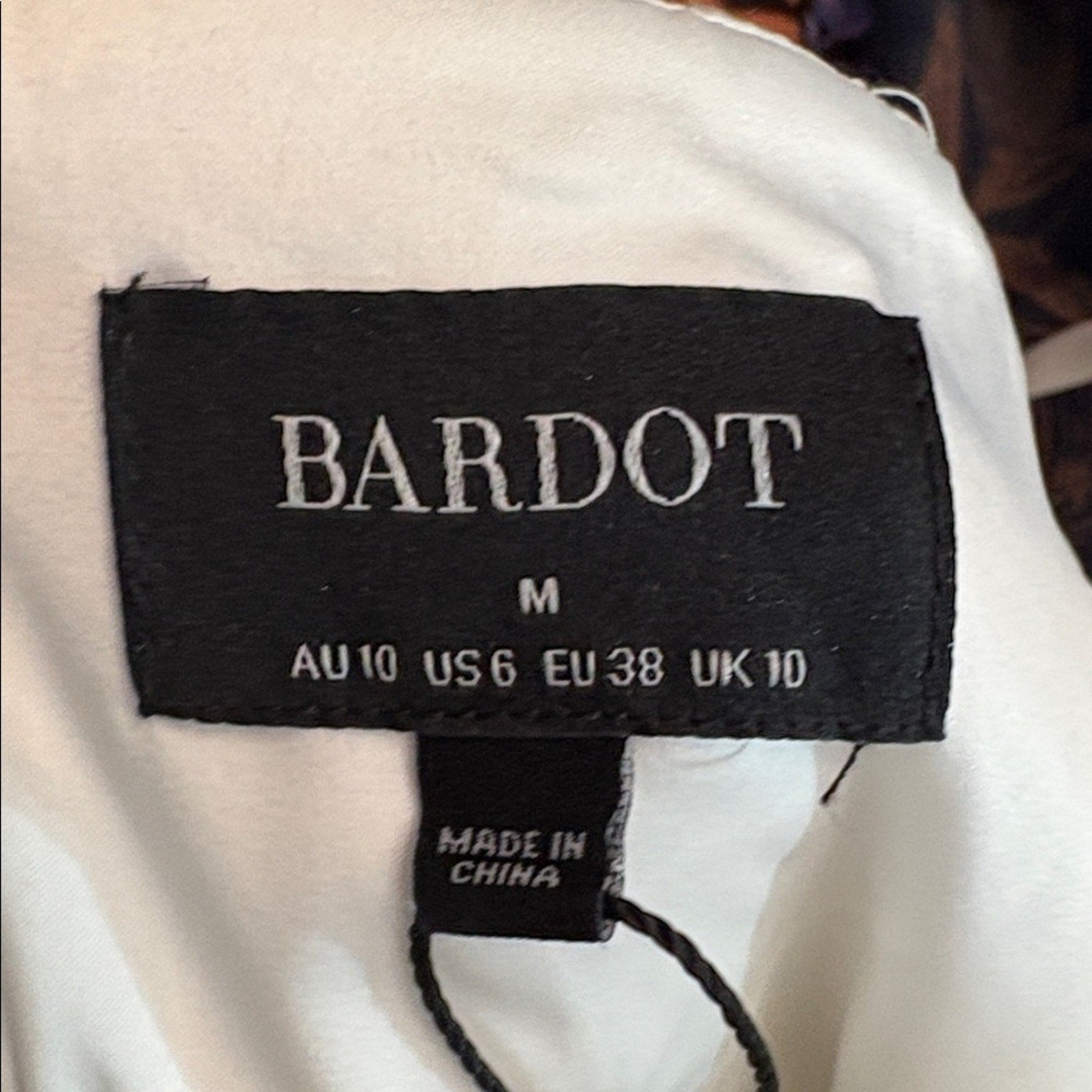 NEW Bardot Marcello Hourglass Mini Dress Orchid - size M/6