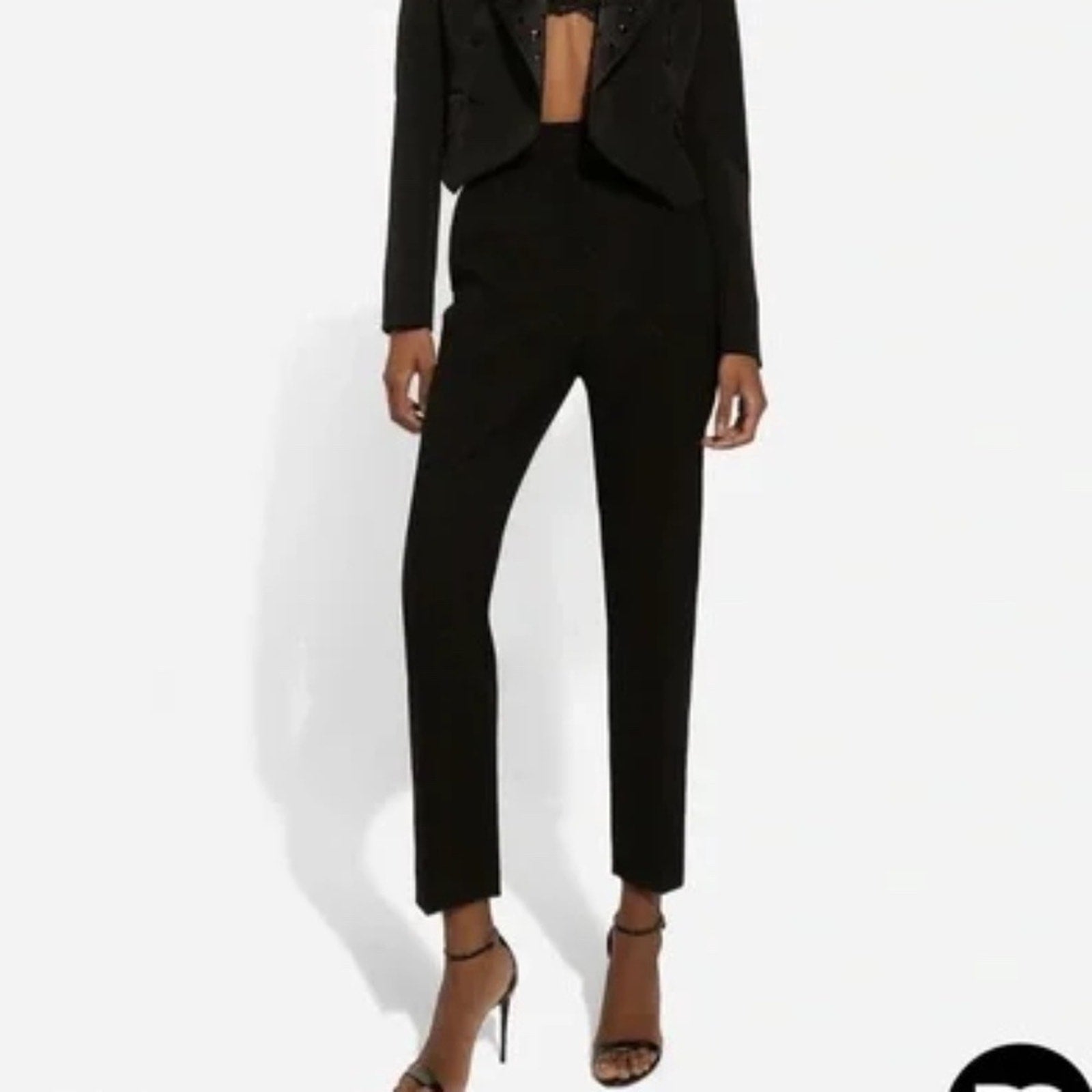 Dolce & Gabbana Stretch Wool Tailored Pants - size 40 (US 4)