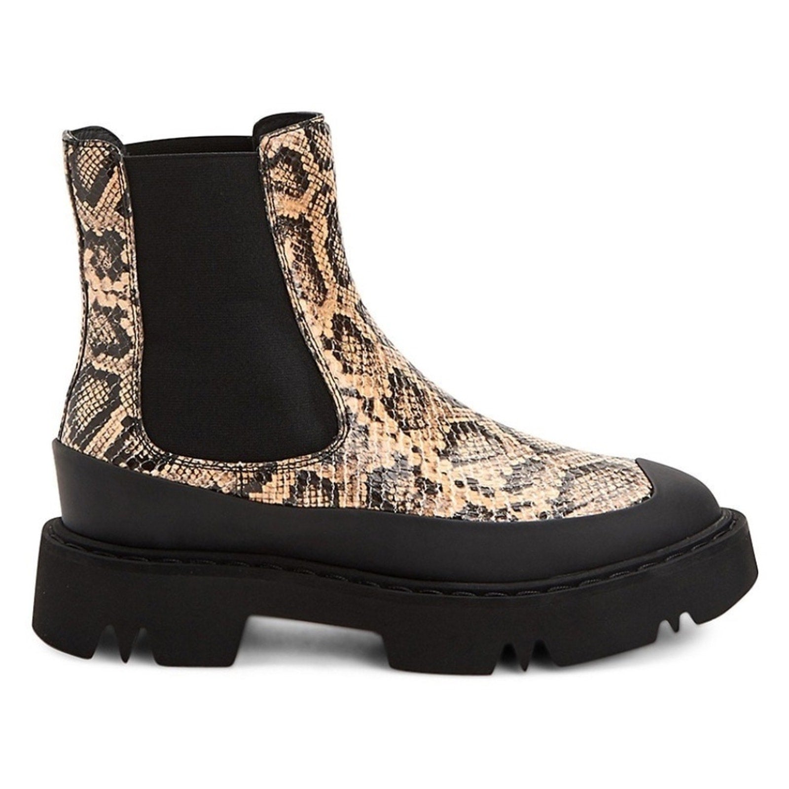 AQUATALIA CHELSEA ANKLE BOOTS HOLLY SNAKE EMBOSSED - size 9