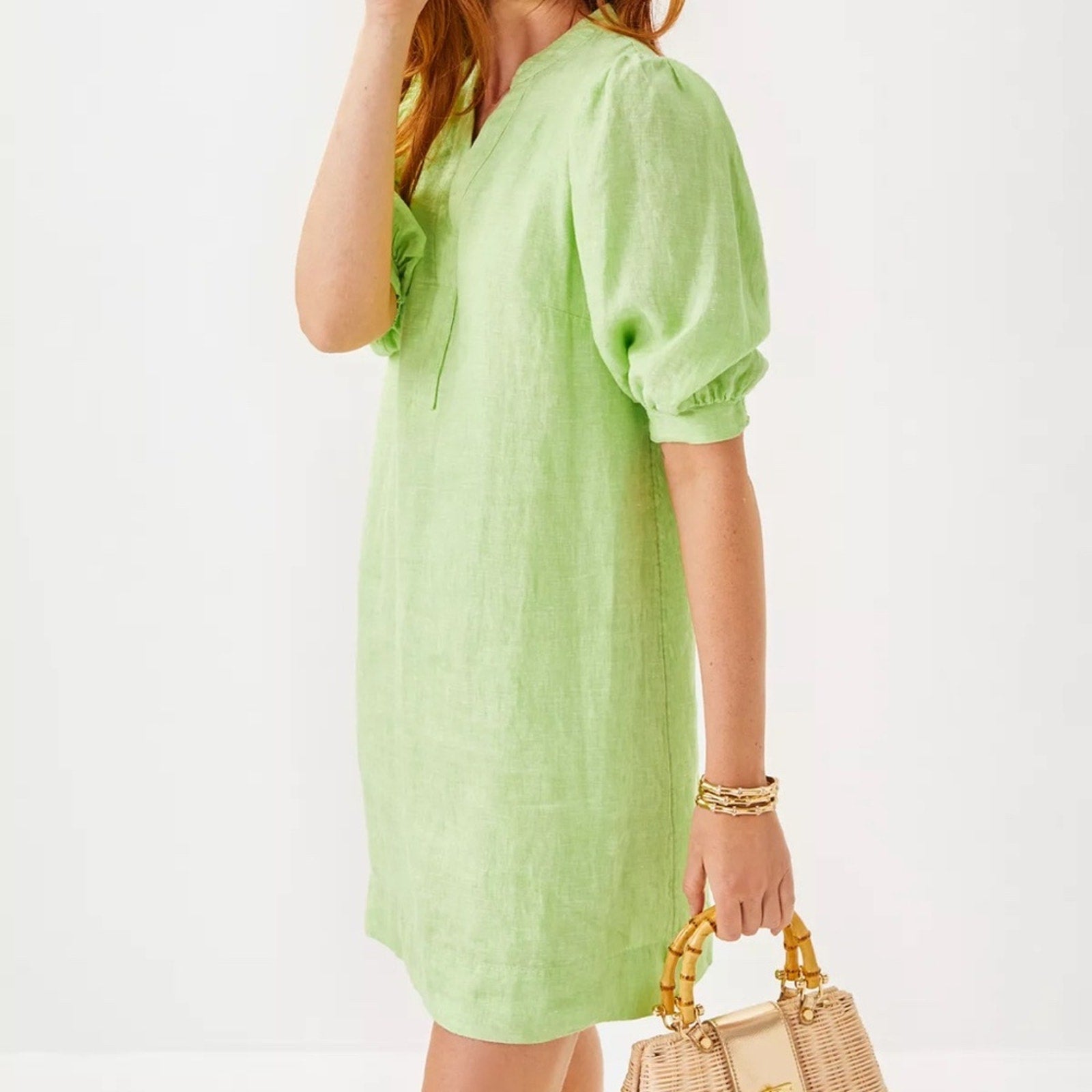 NEW Lilly Pulitzer Women's Mialeigh Linen Dress - size 12