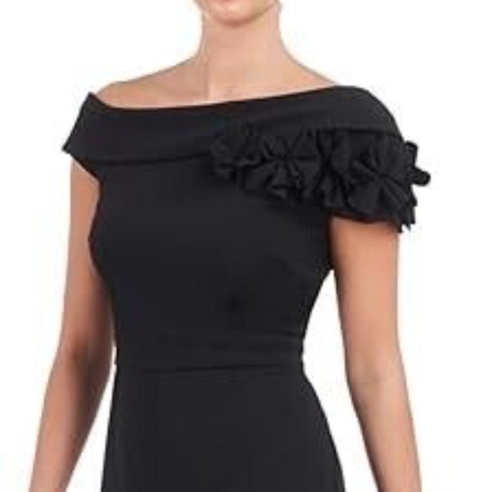 JS Collections Black Lilith One-Shoulder Wide Leg Jumpsuit - Size 8 $248