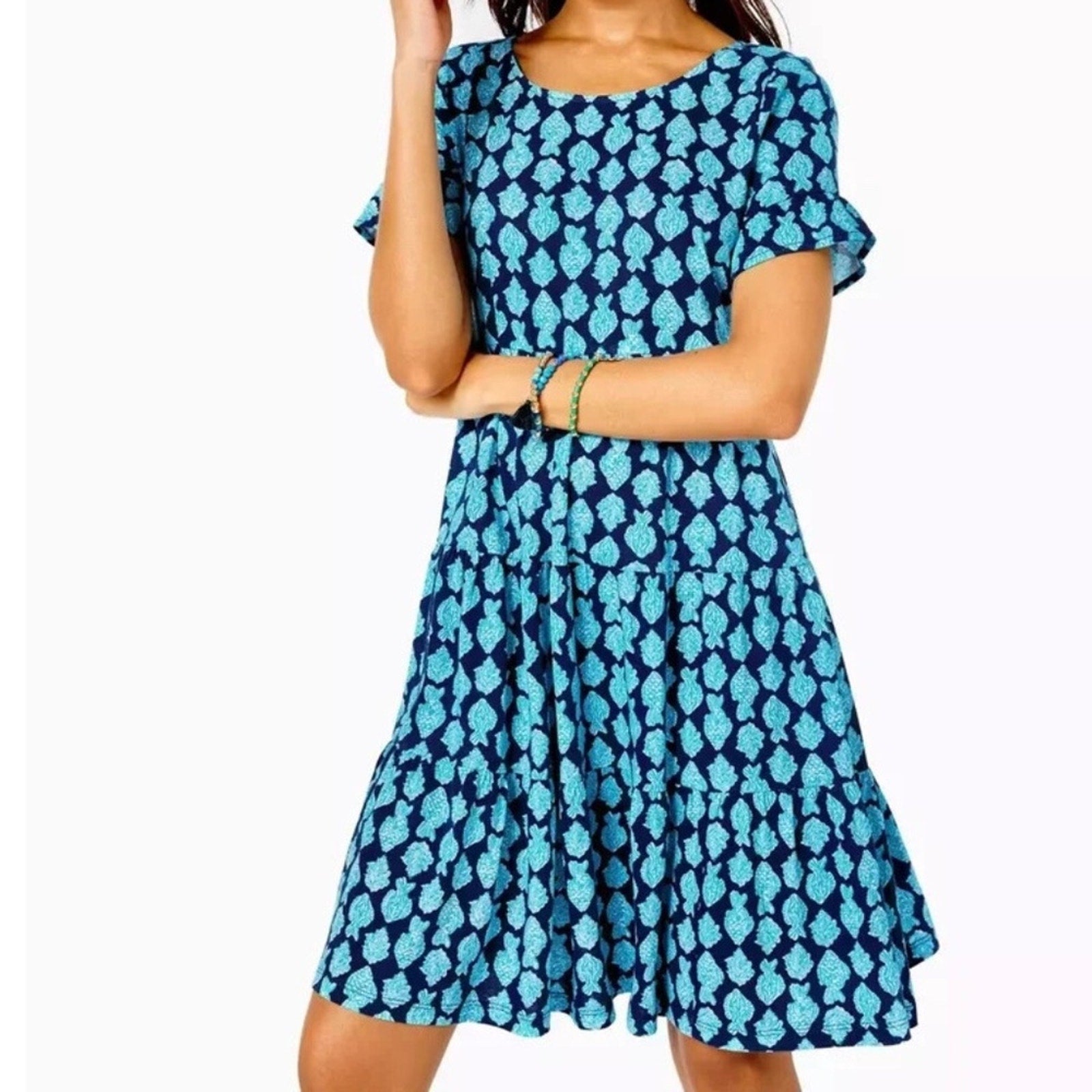 Lilly Pulitzer Jodee Short Sleeve Swing Dress - size XS - NWT