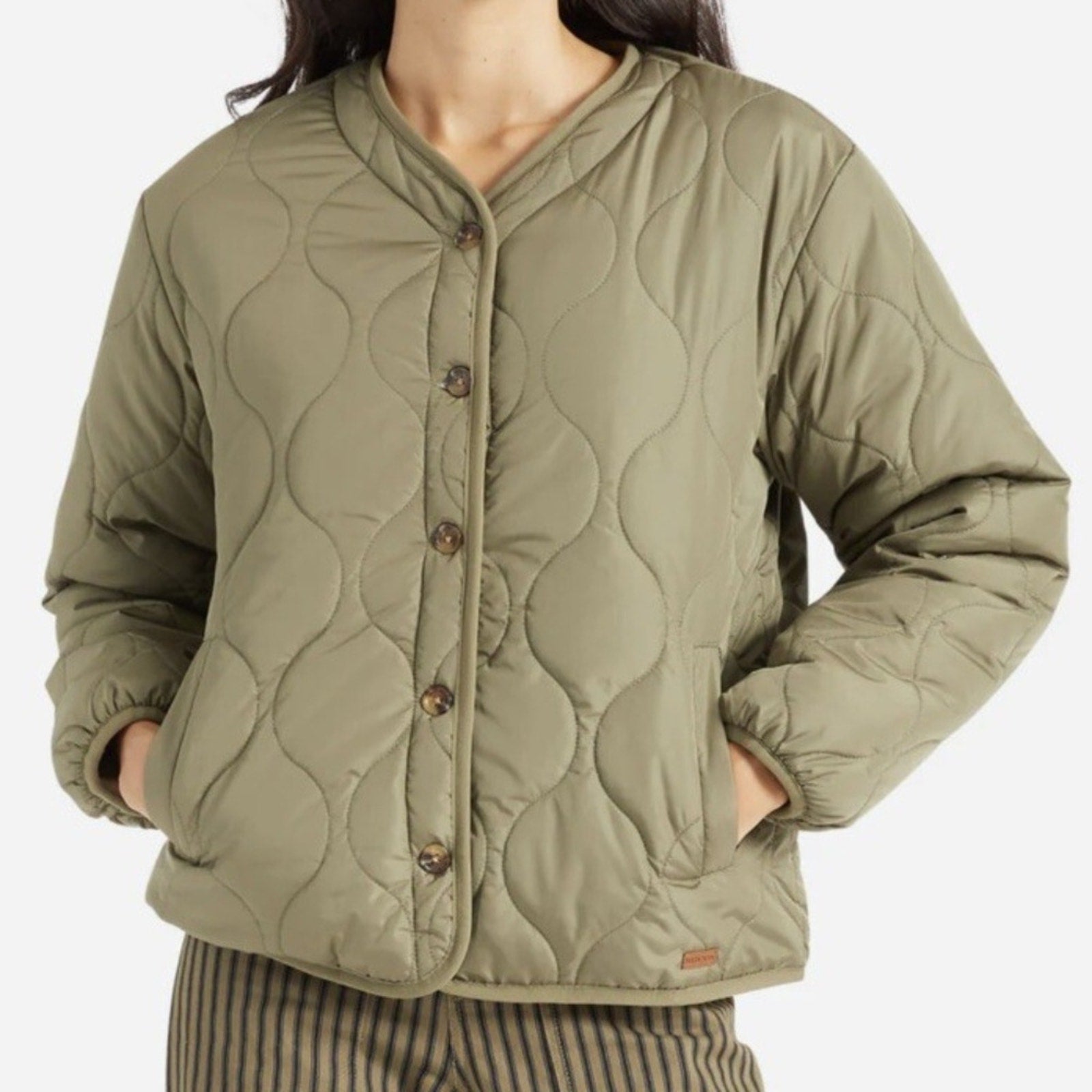 Brixton Sherpa Reversible Padded Jacket Women’s Size XS