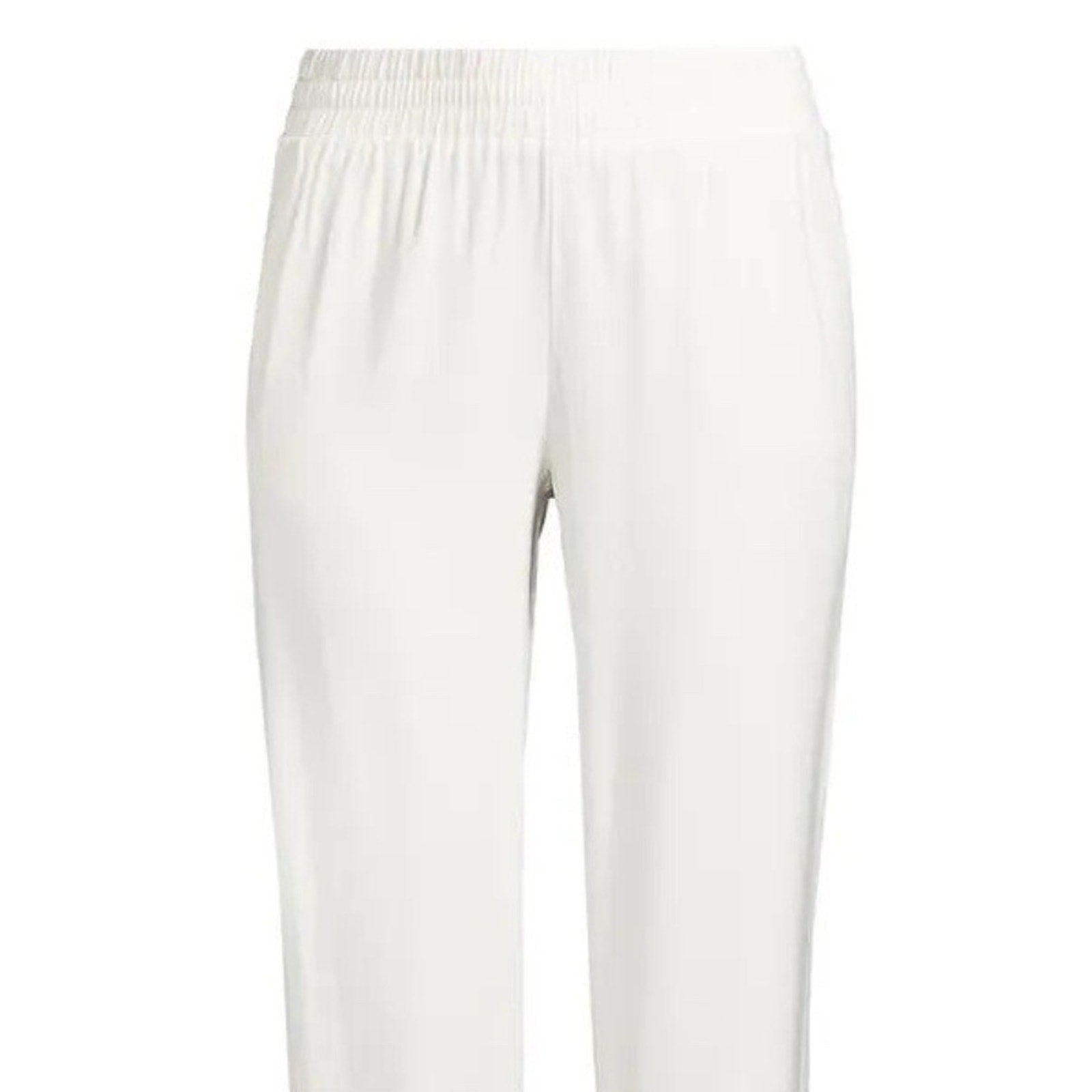 NEW Lilly Pulitzer Alaura Pull On Elastic Waist Pants in Coconut - Size Large
