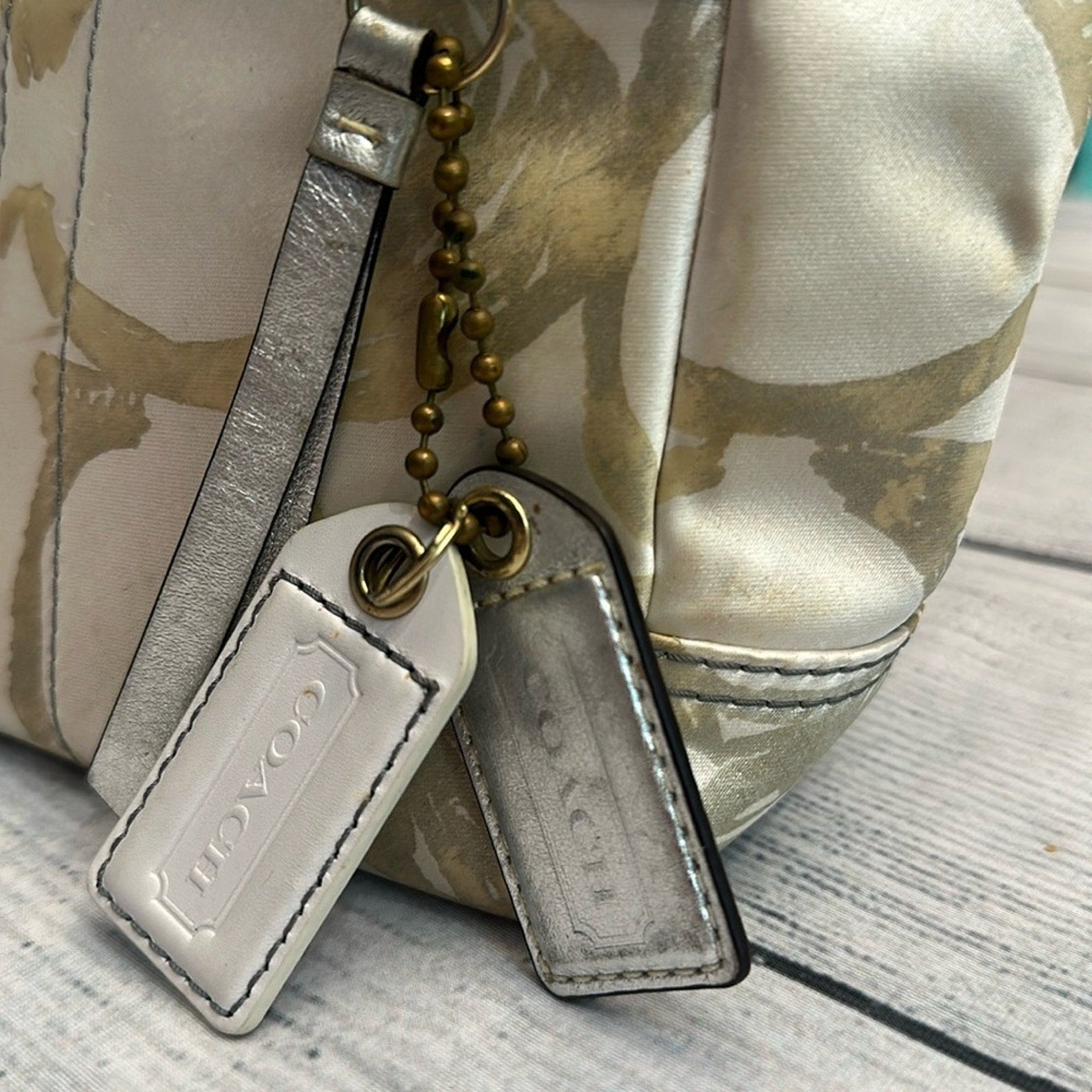 Coach hand bag Y2K white