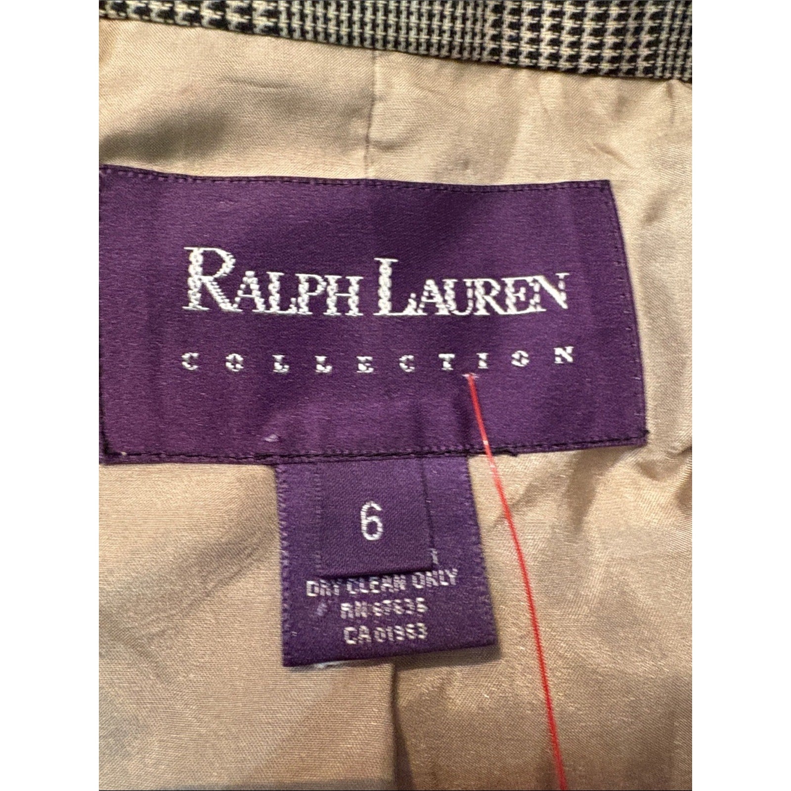 Ralph Lauren Purple Label Wool Blazer - 6