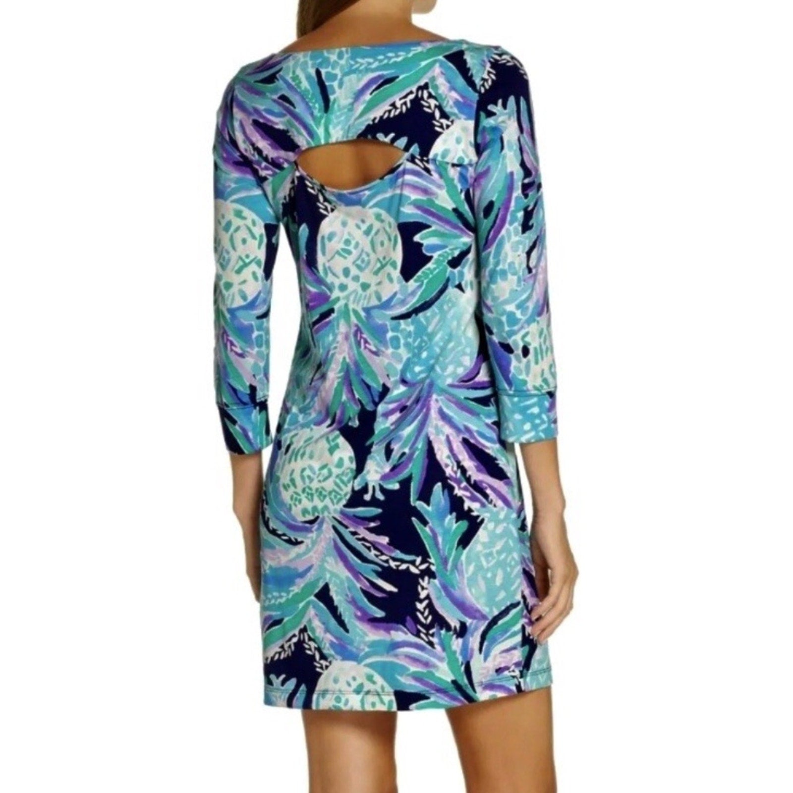 Lilly Pulitzer Hollee Dress Iris Blue - size small