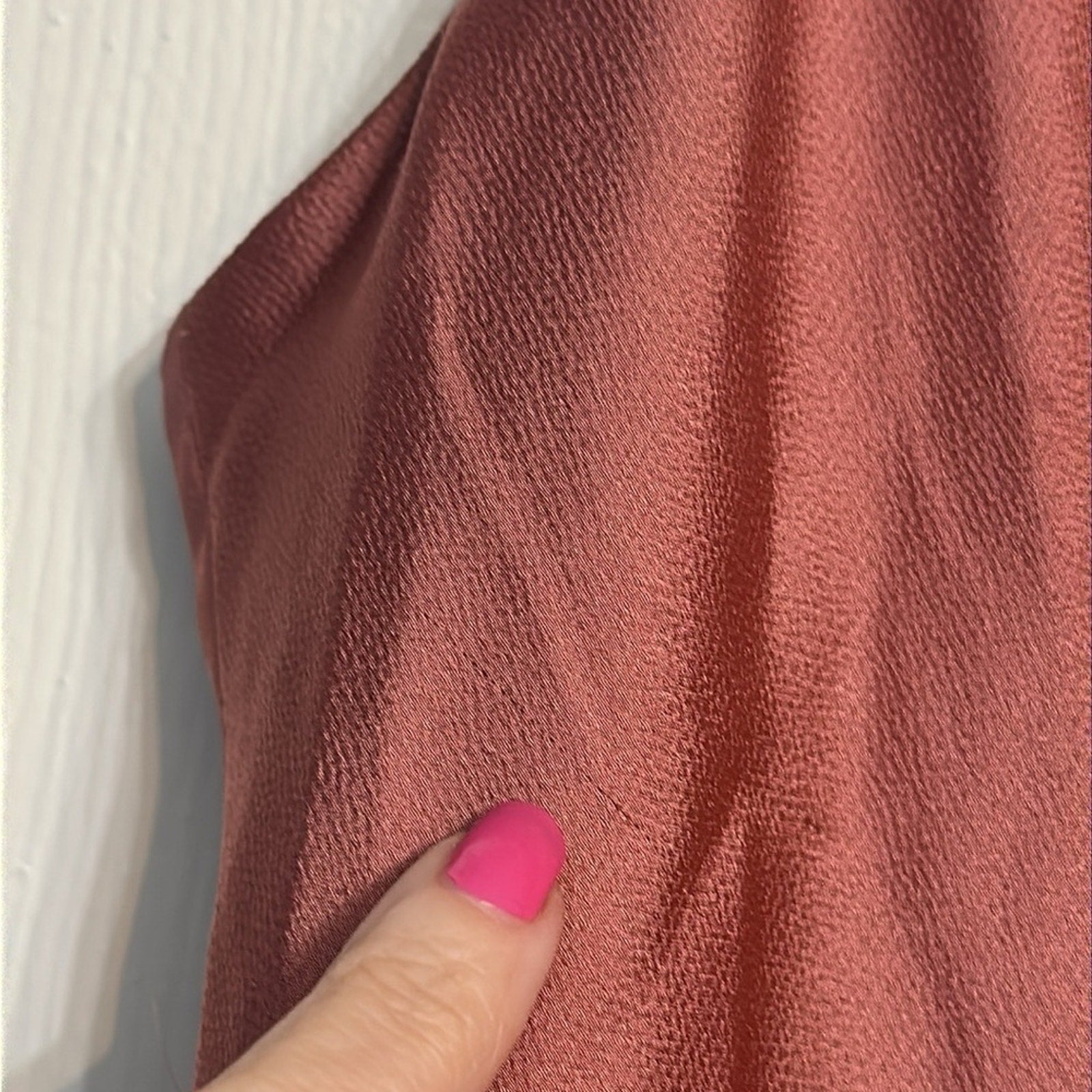 NWT Shona Joy Luxe Tie Front Cocktail Dress in Rose - size 14