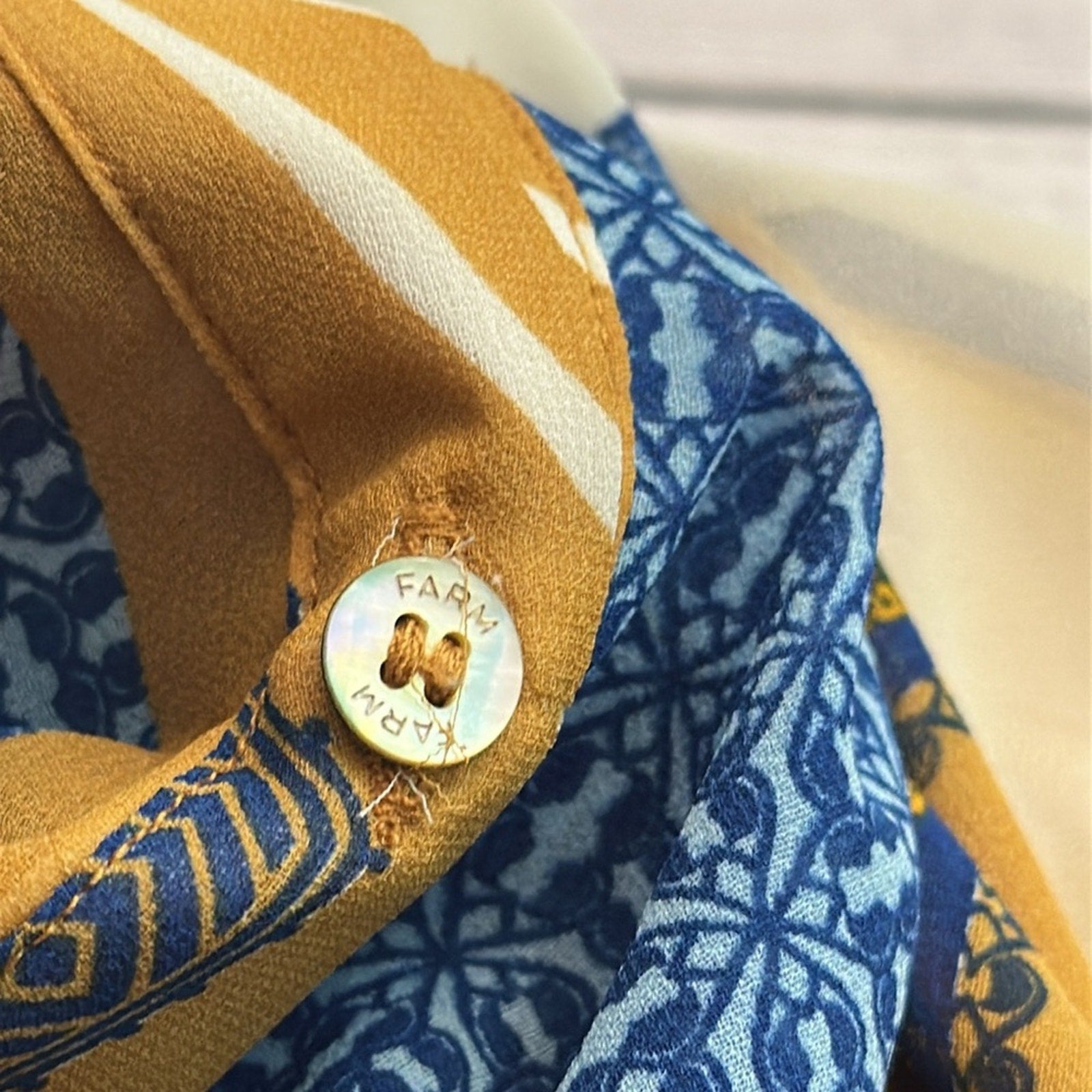 Farm Rio vintage oversized shirt - size M