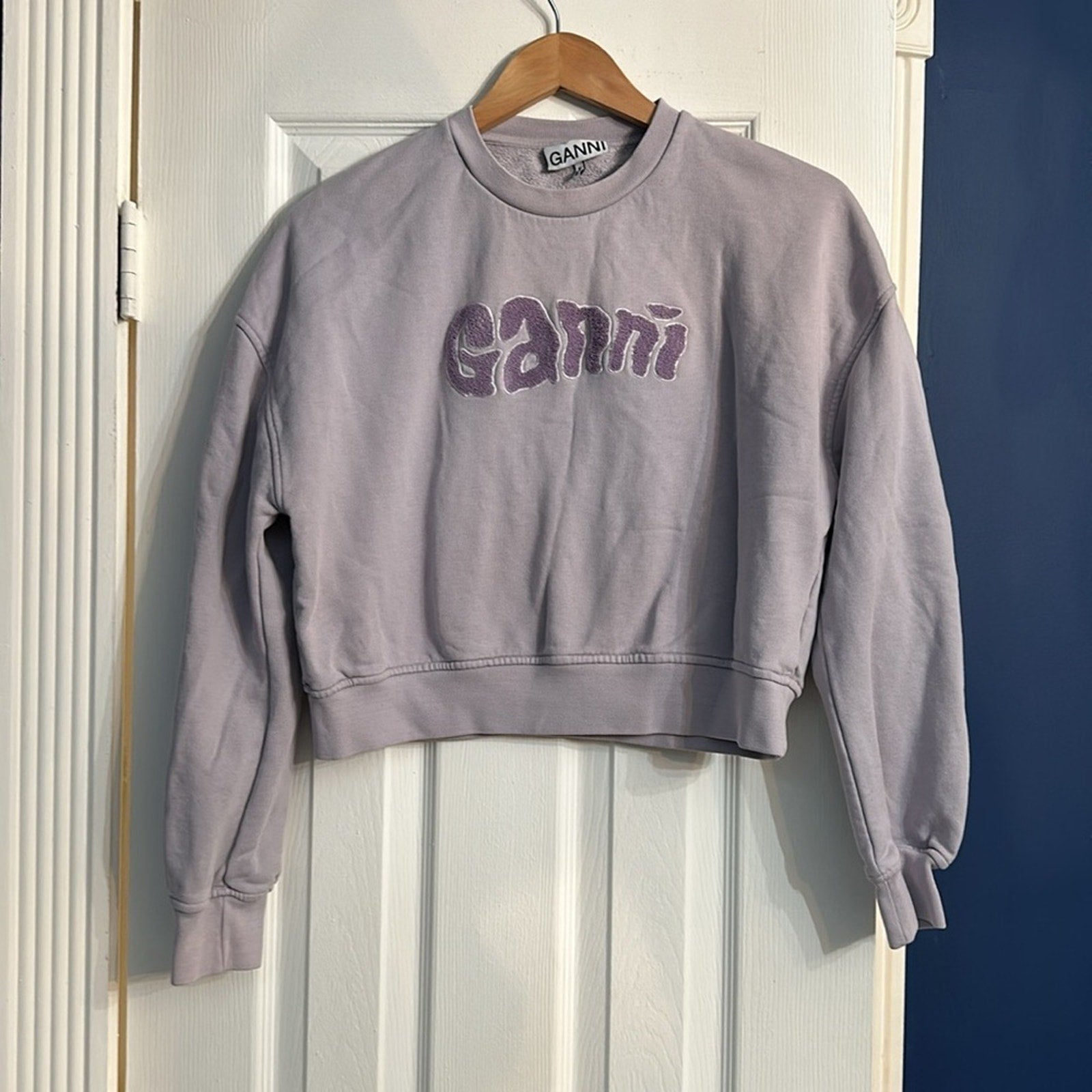 GANNI ISOLI LOGO SWEATSHIRT - size M