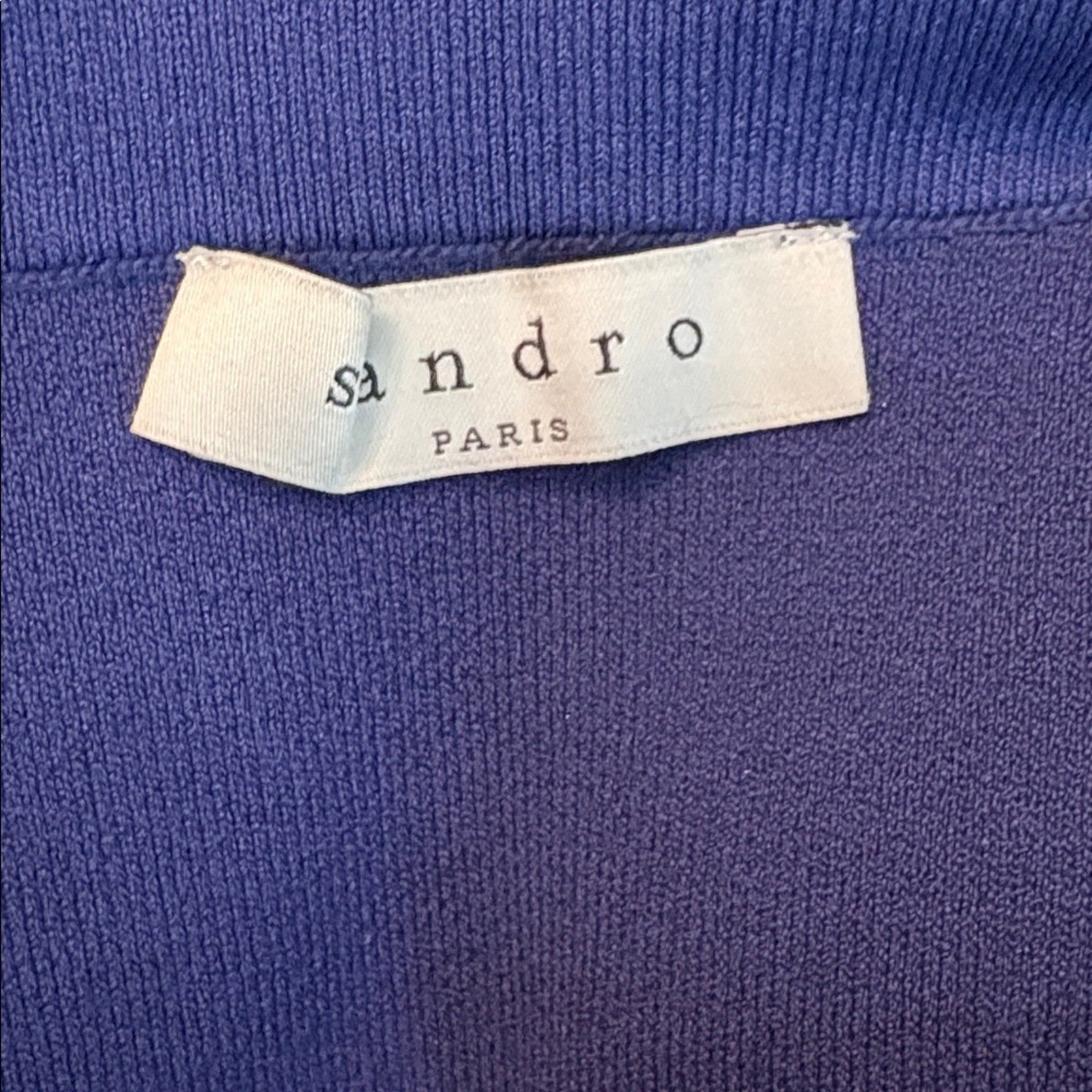 Sandro Short pleated Blue skirt - size 2