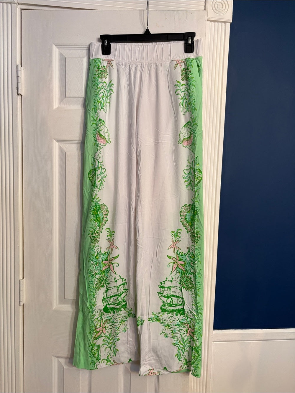 Lilly Pulitzer Bal Harbour Printed Wide-Leg Pants - size small - NEW - Image 5
