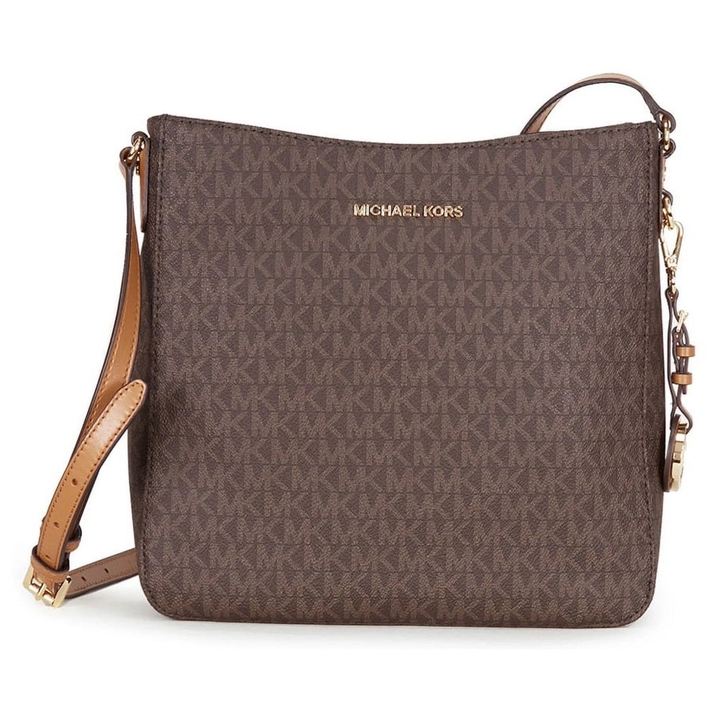 Michael Kors Women's Coated Canvas PVC Logo Messenger Bag 🌟 - Image 1