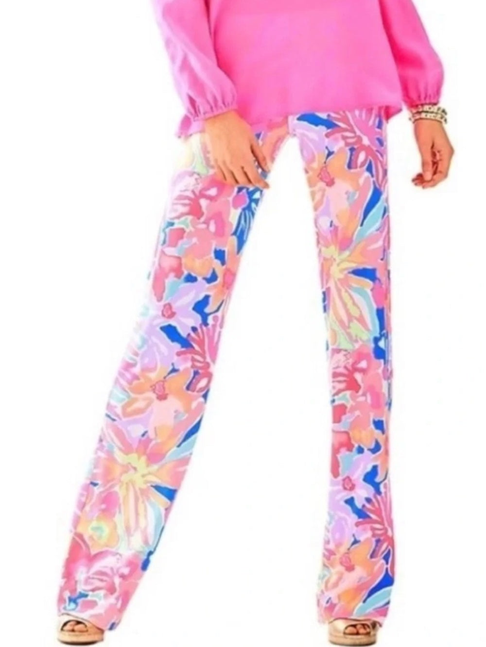 Lilly Pulitzer Georgia May Palazzo Pants - L - Image 2