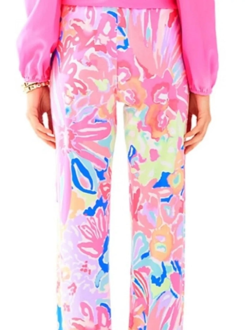 Lilly Pulitzer Georgia May Palazzo Pants - L - Image 3