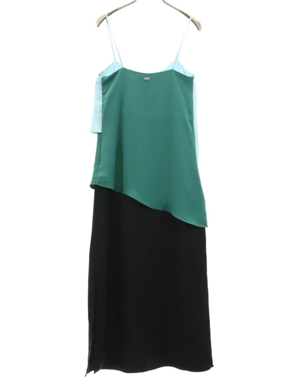 Armani Exchange Women's Black asymmetrical tiered slip - size 4 - NWT 🌟 - Image 4