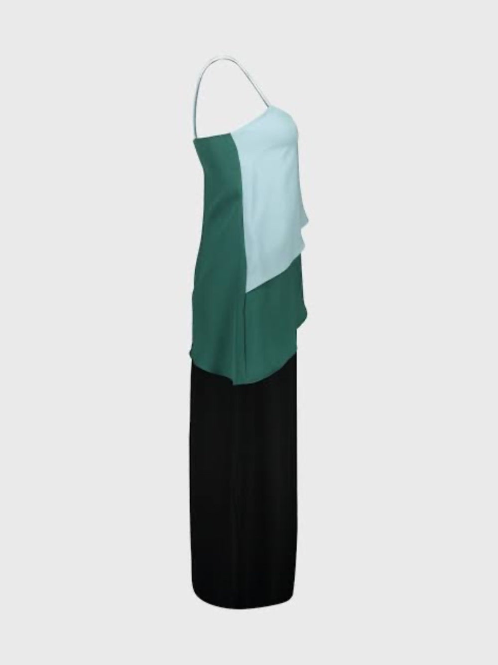 Armani Exchange Women's Black asymmetrical tiered slip - size 4 - NWT 🌟 - Image 2