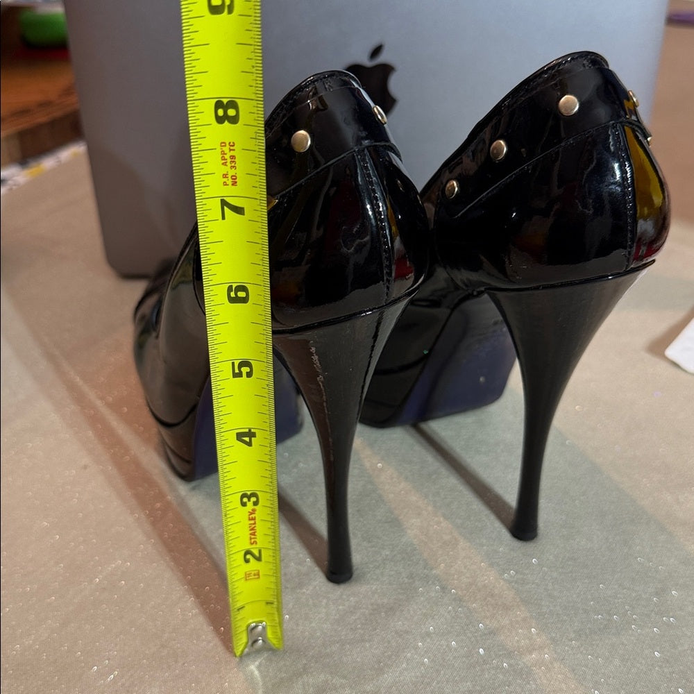 Versace Patent Leather Pumps Black - 38 (US 8) 🌟 - Image 8