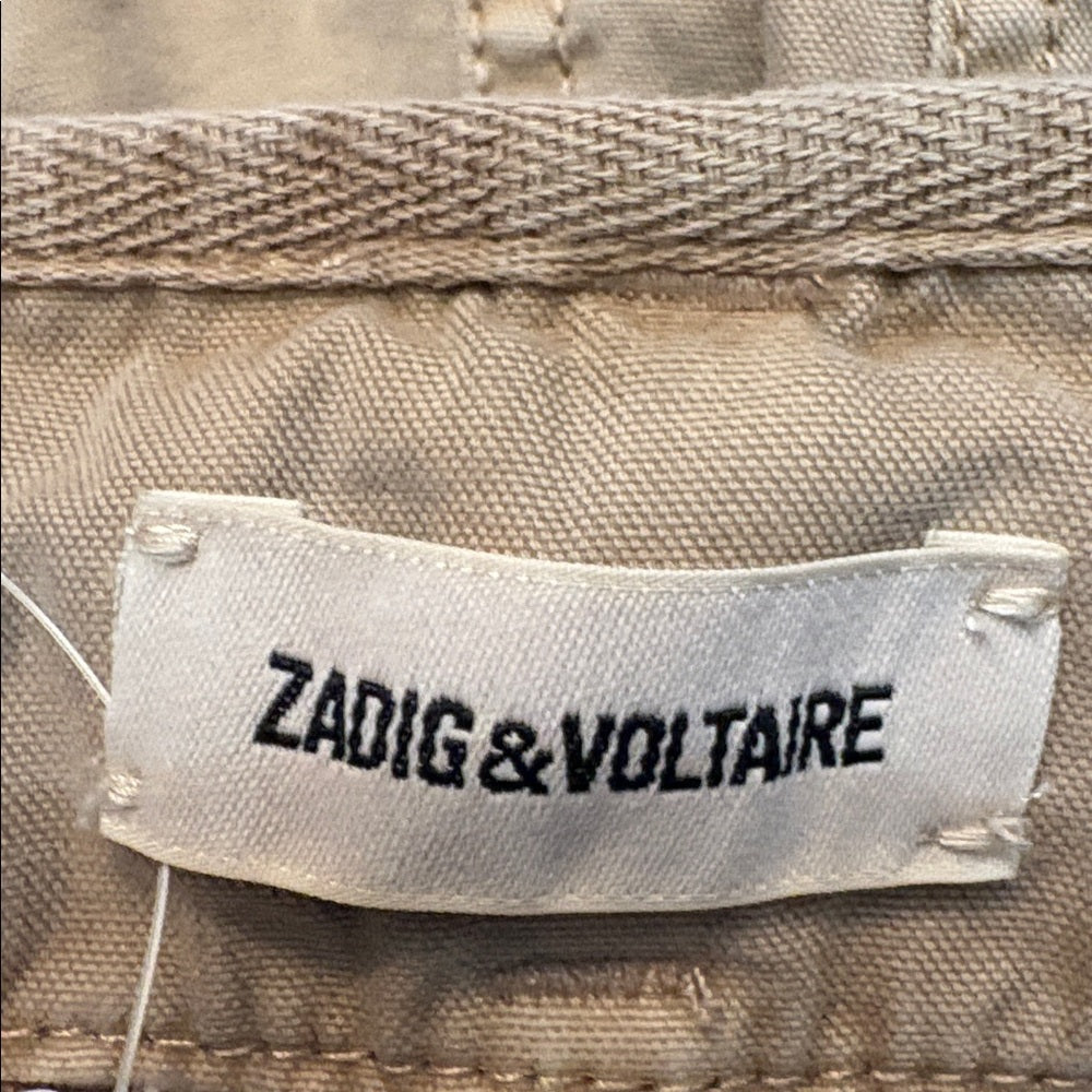 Zadig & Voltaire Street Cuffed Shorts (dark khaki) - 36 (small) 🌟 - Image 3