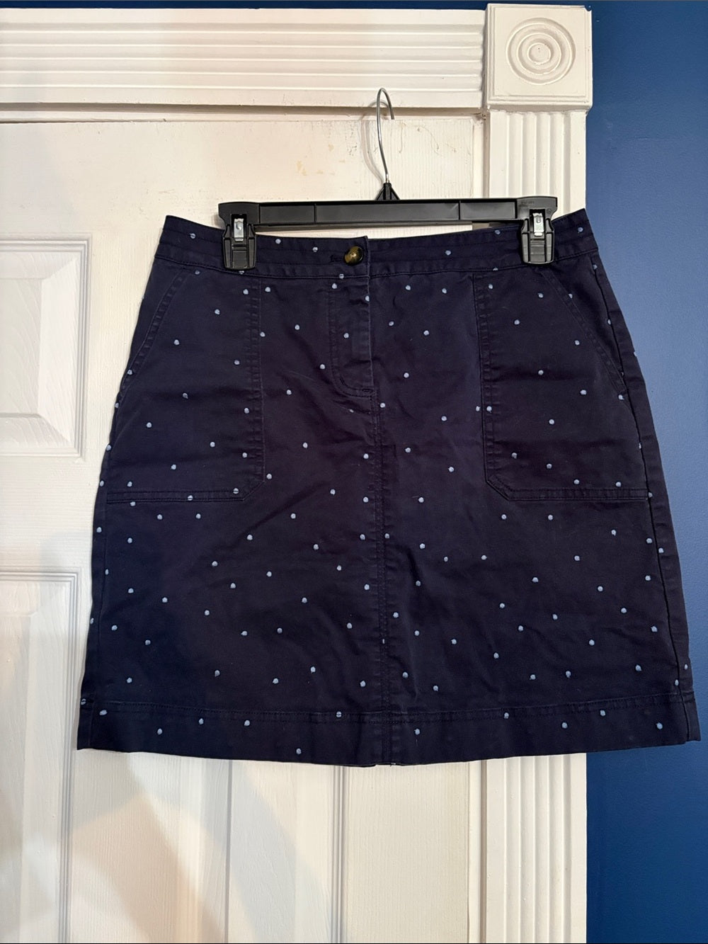 Boden Polka Dot Chino Cotton Skirt - 6R 🌟 - Image 3