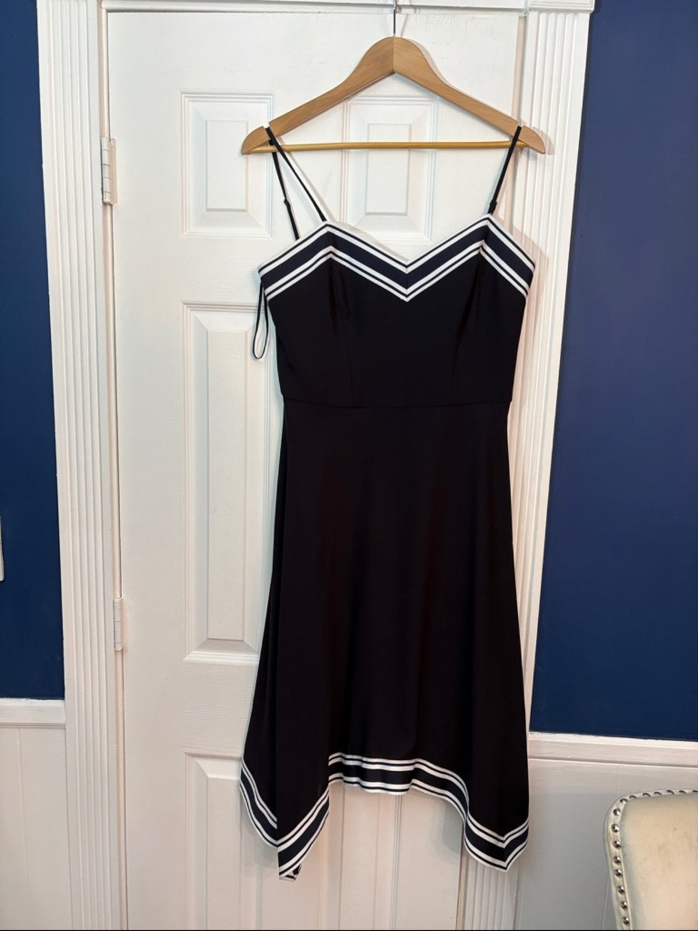 Ted Baker London Kahmen Strappy Midi Dress - Navy - size 4 (US size 10) - Image 7