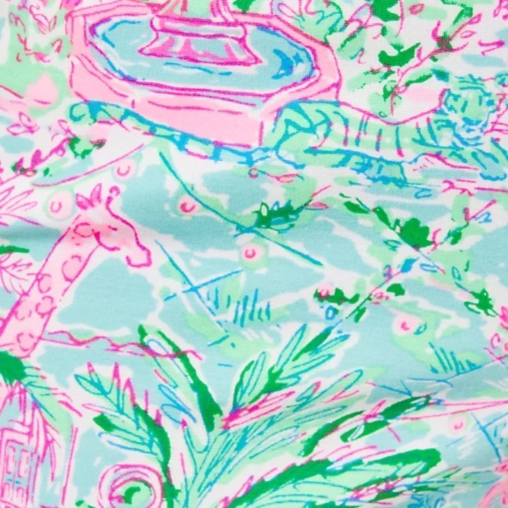 NWT LILLY PULITZER 29" KELLY KNIT HIGH RISE ANKLE LENGTH PANT BALI BLUE - size 0