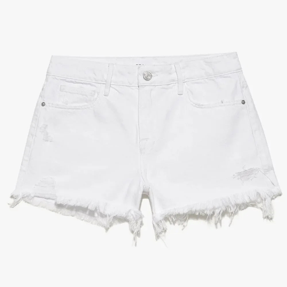 NWT Frame White 'Le Grand Garçon' Shorts