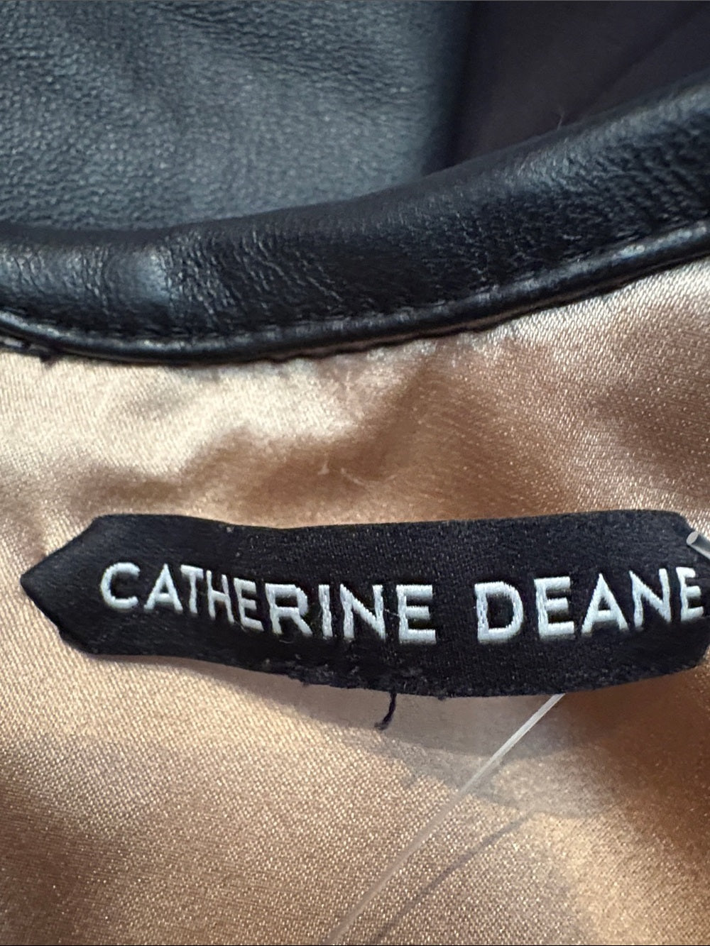 Catherine Deane lace & leather Midi Dress - size small 🌟 - Image 2